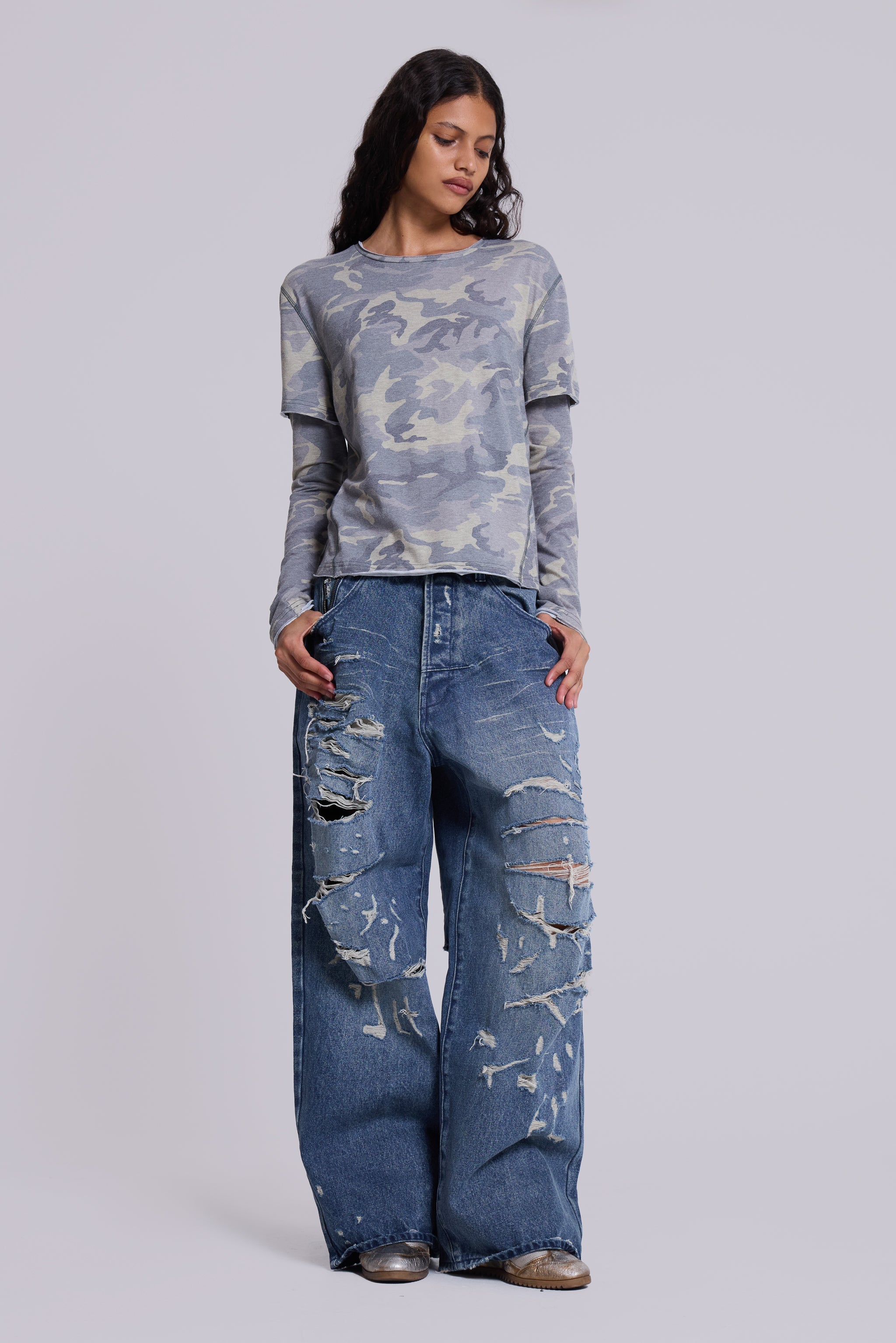 Destroyed XL Colossus Jeans