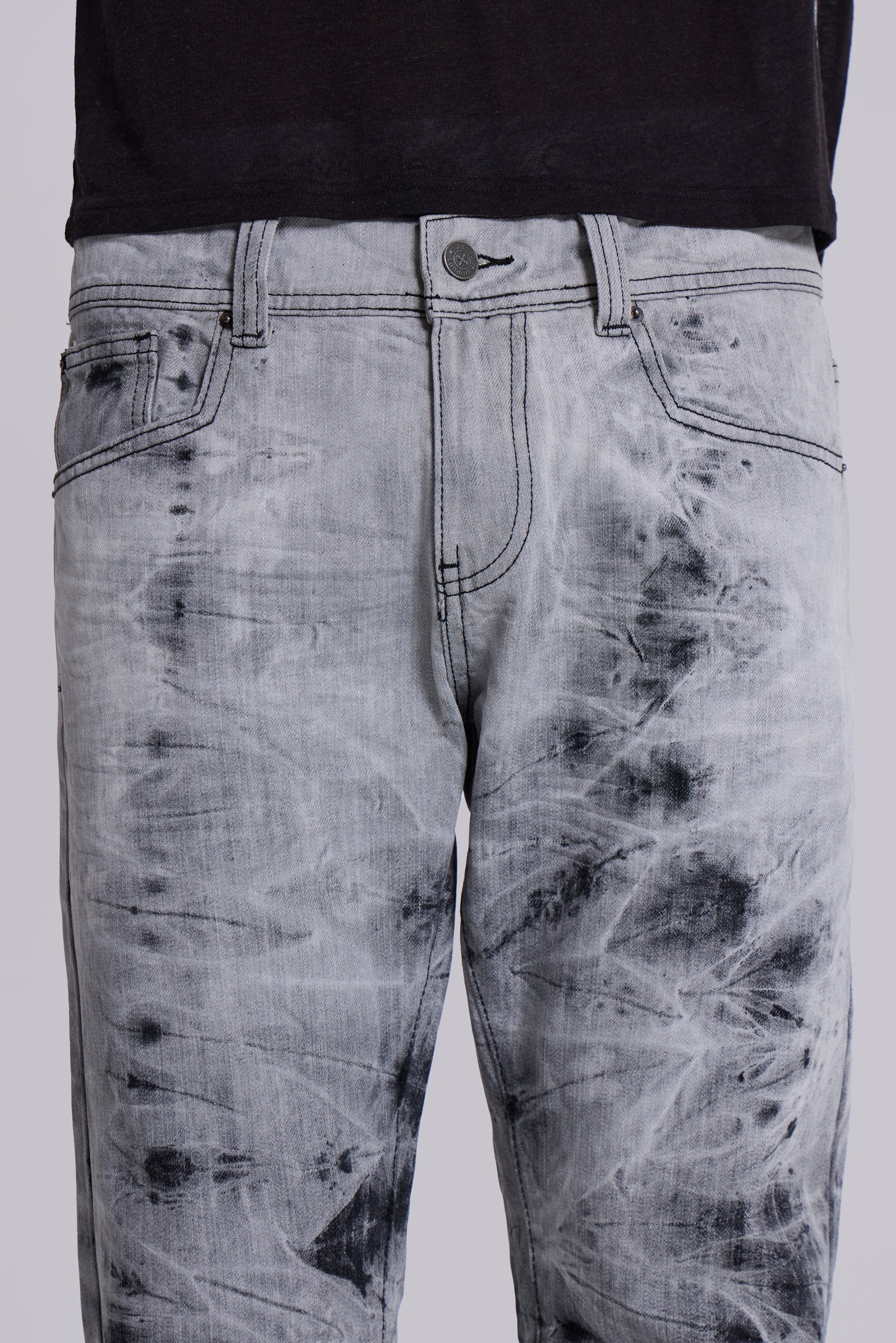 Grey Tie Dye Drift Jeans