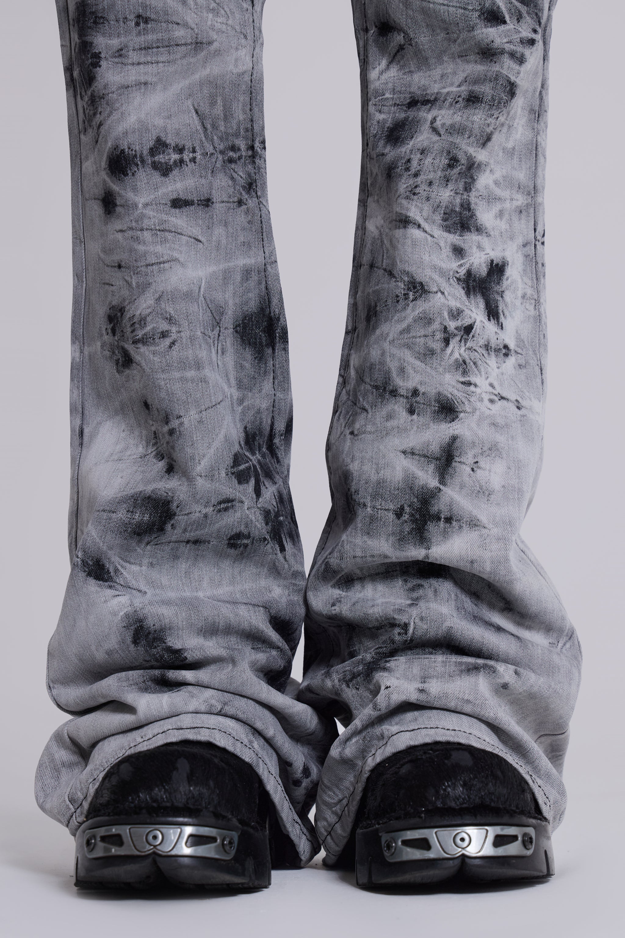 Grey Tie Dye Drift Jeans