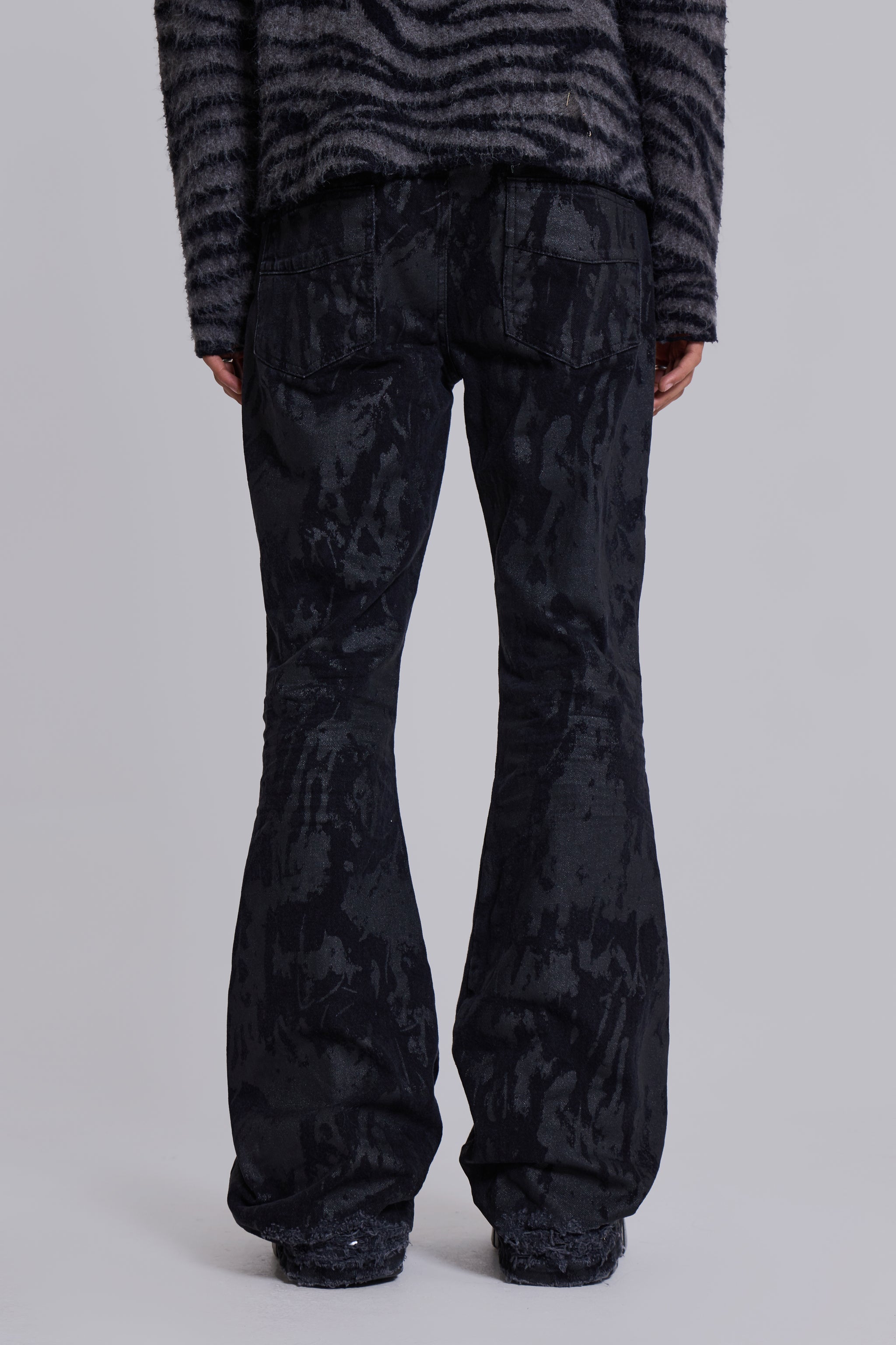 Wax Coated Drift Jeans