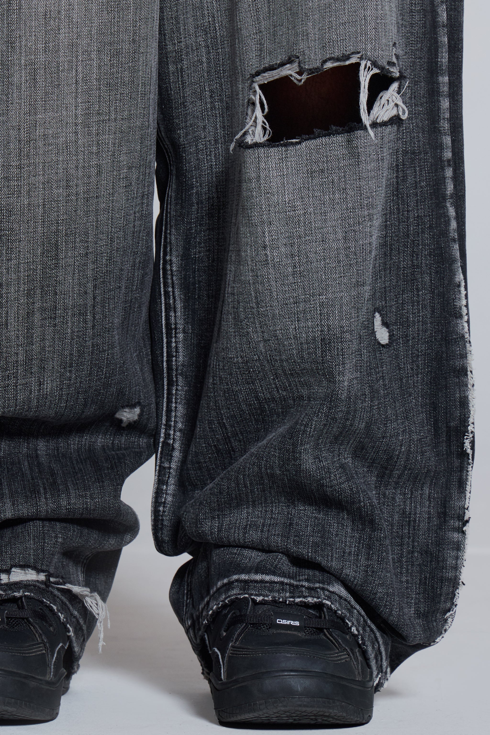 Black Eroded XL Colossus Jeans