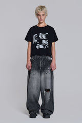 Gun Girl Cropped T-Shirt