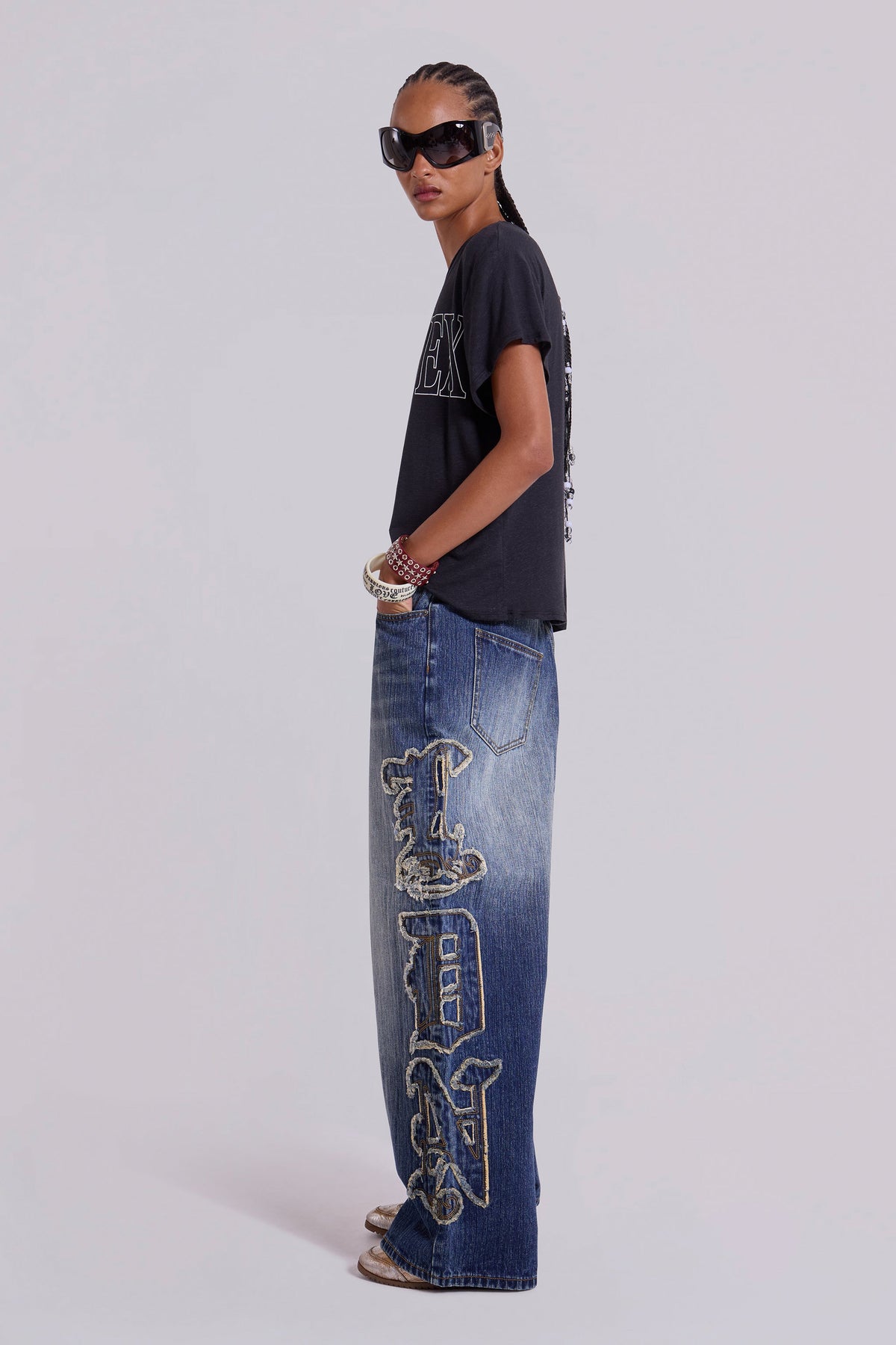 LDN Applique XL Colossus Jeans