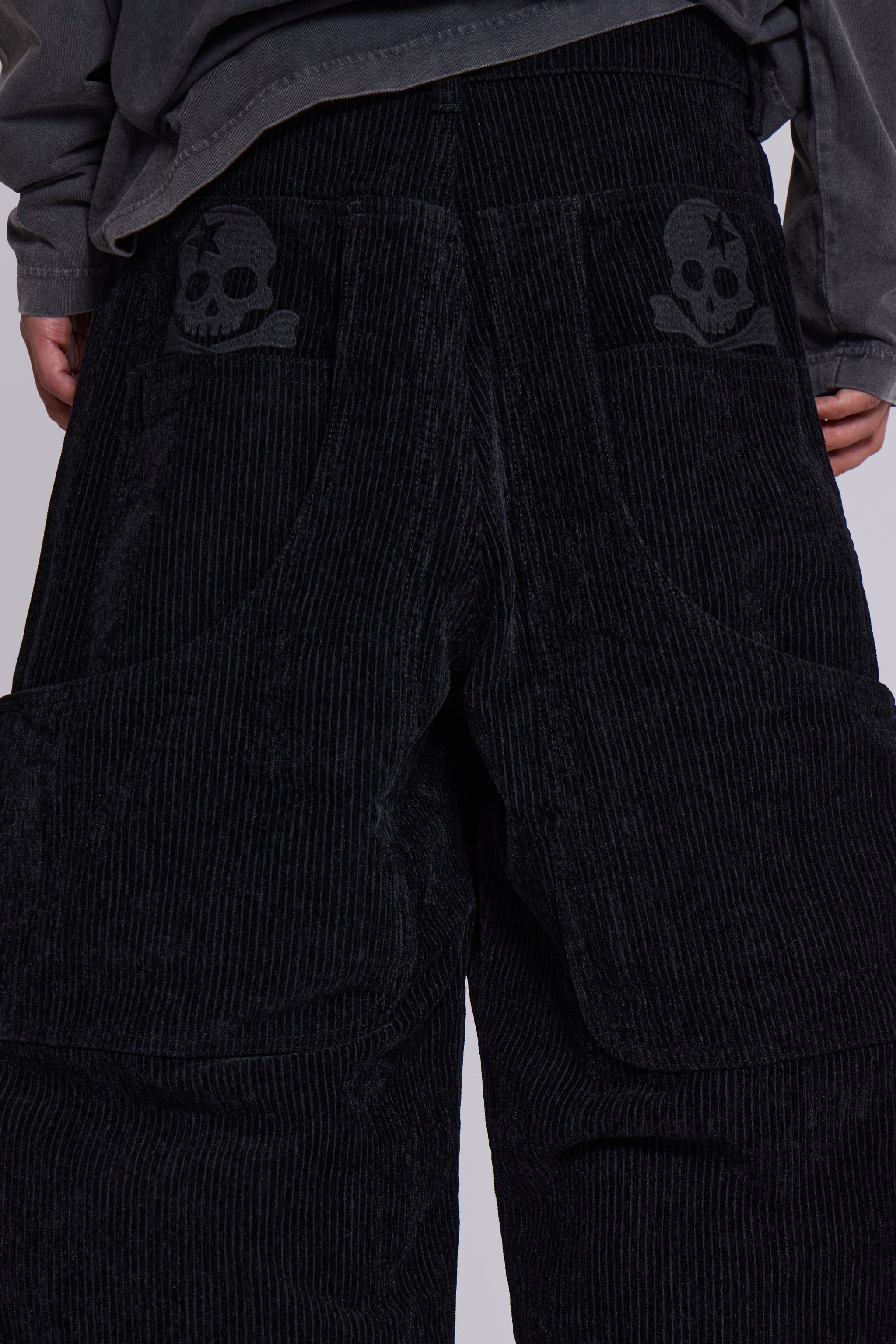 Black Skull XL Cord Colossus Jeans