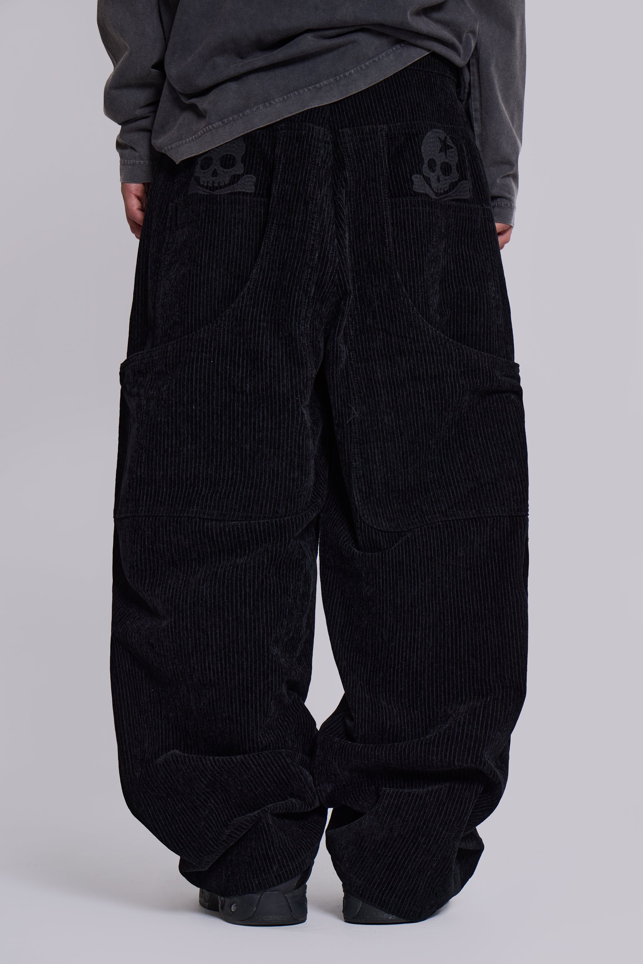 Black Skull XL Cord Colossus Jeans