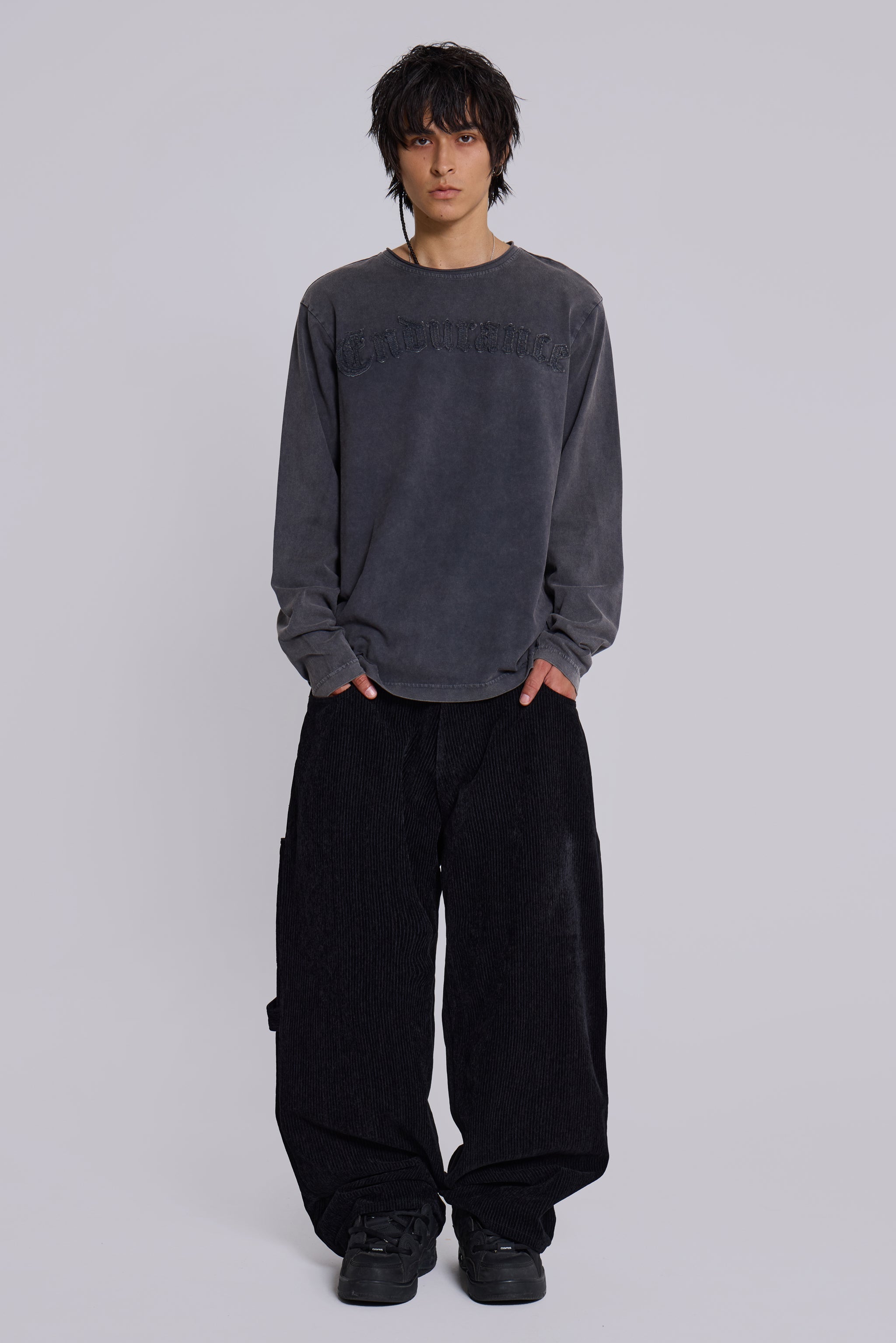 Black Skull XL Cord Colossus Jeans