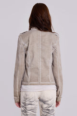 Rebel Military Jacket in Clay