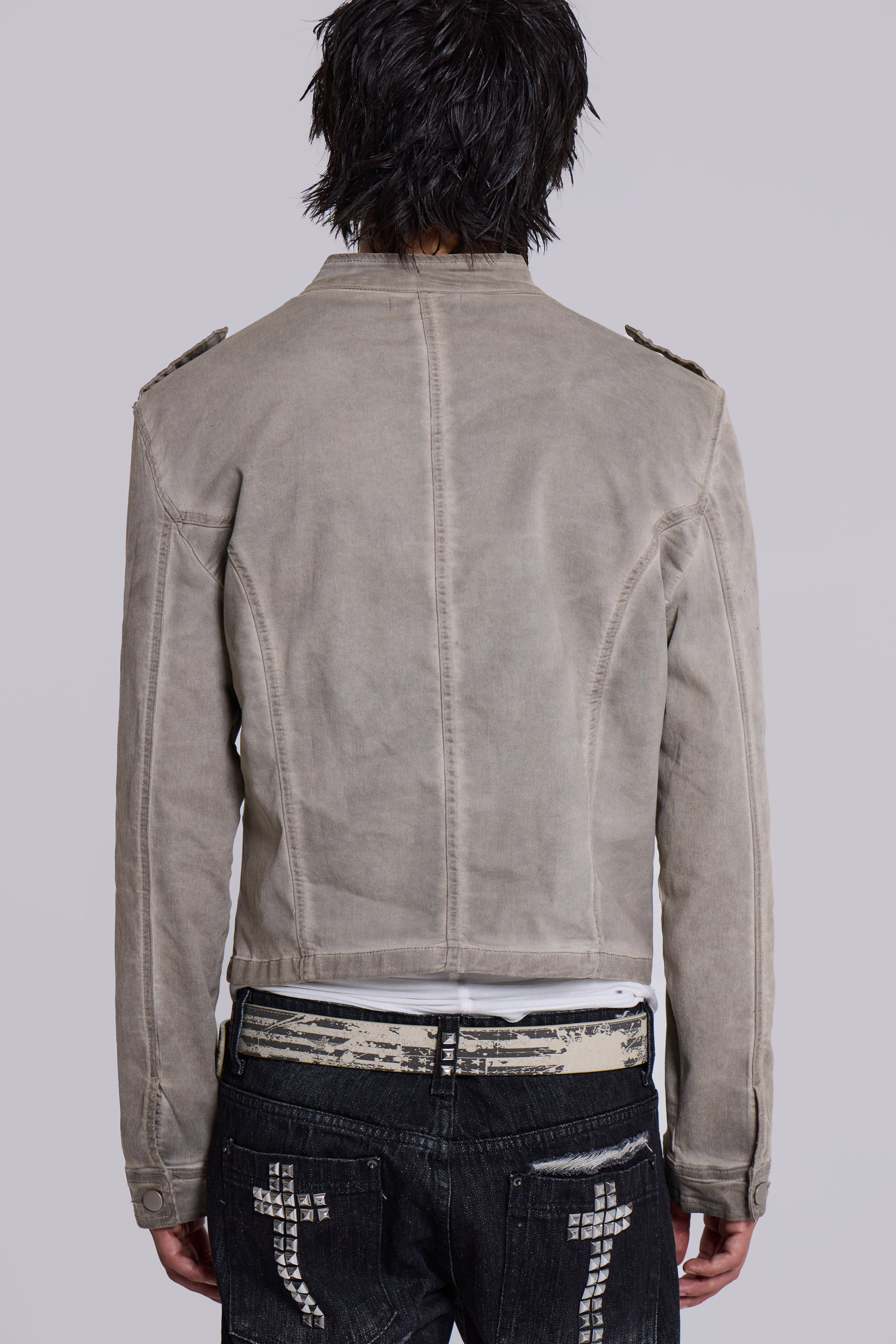 Rebel Military Jacket in Clay