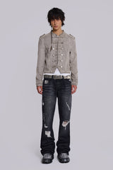 Rebel Military Jacket in Clay