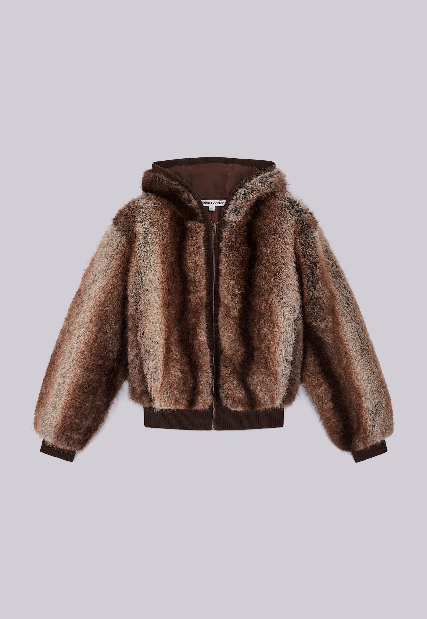 Bear Faux Fur Jacket