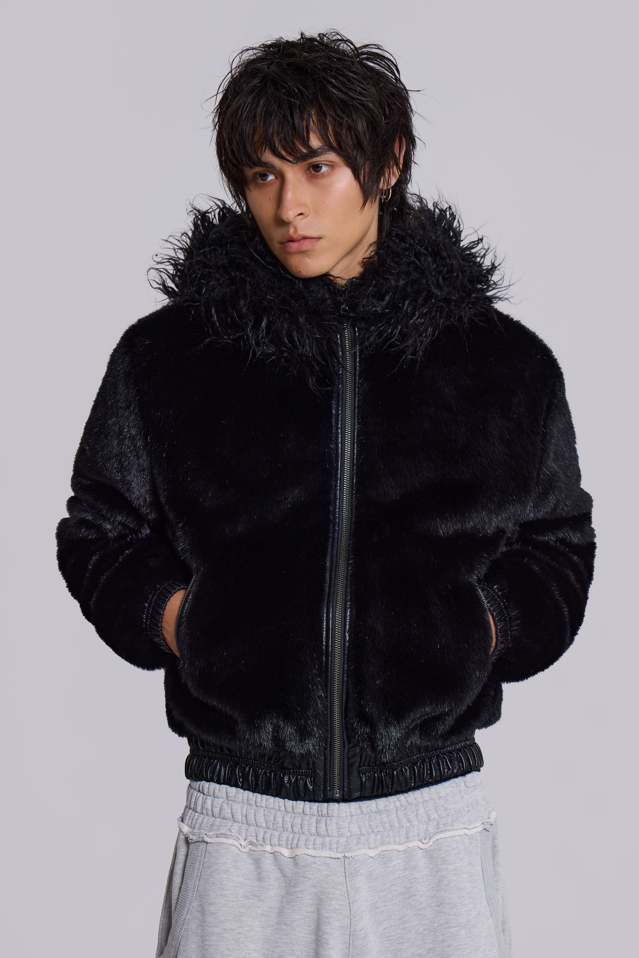 Raven Faux Fur Jacket