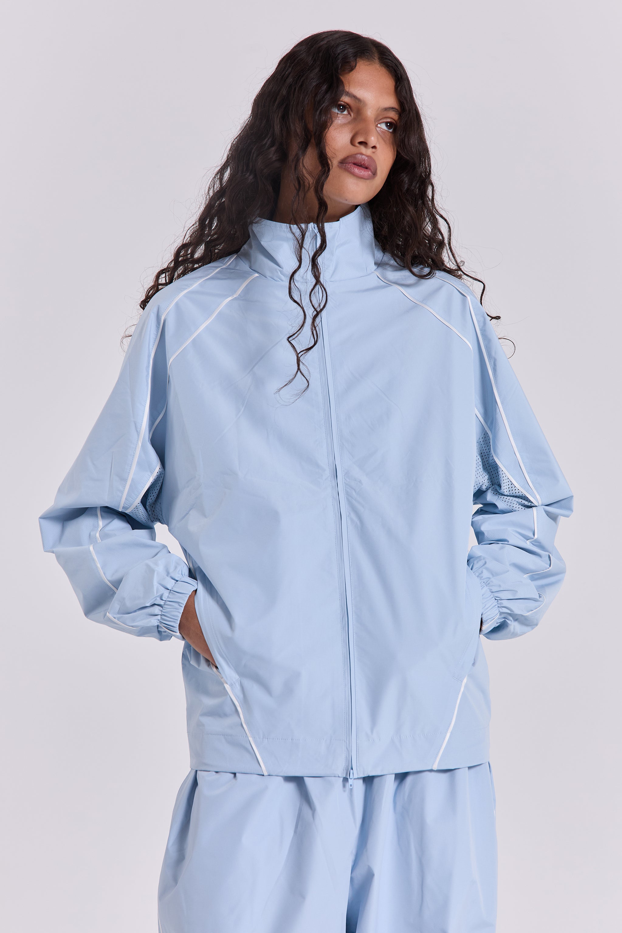 Blue Vapor Tracksuit Top
