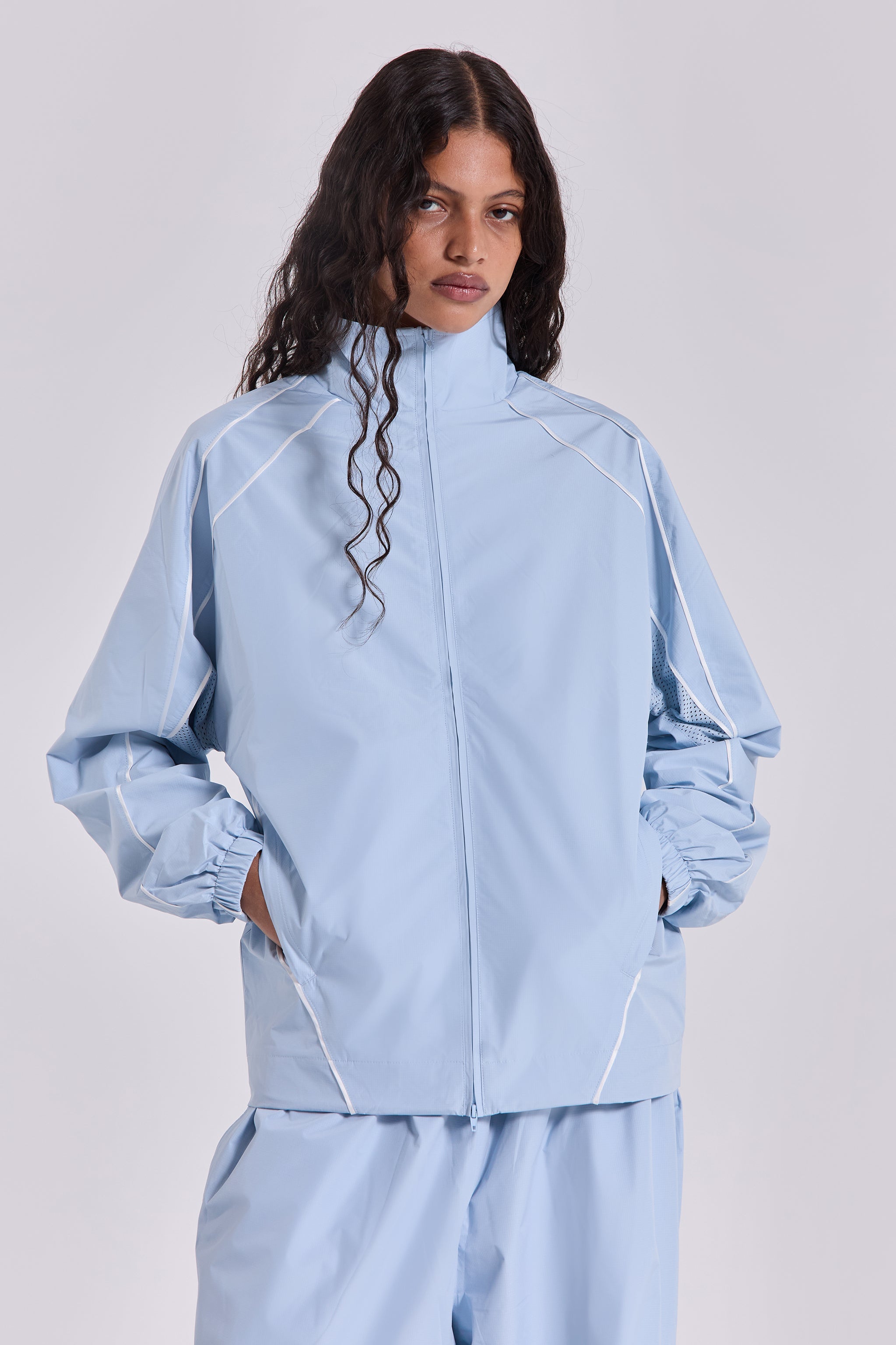 Blue Vapor Tracksuit Top