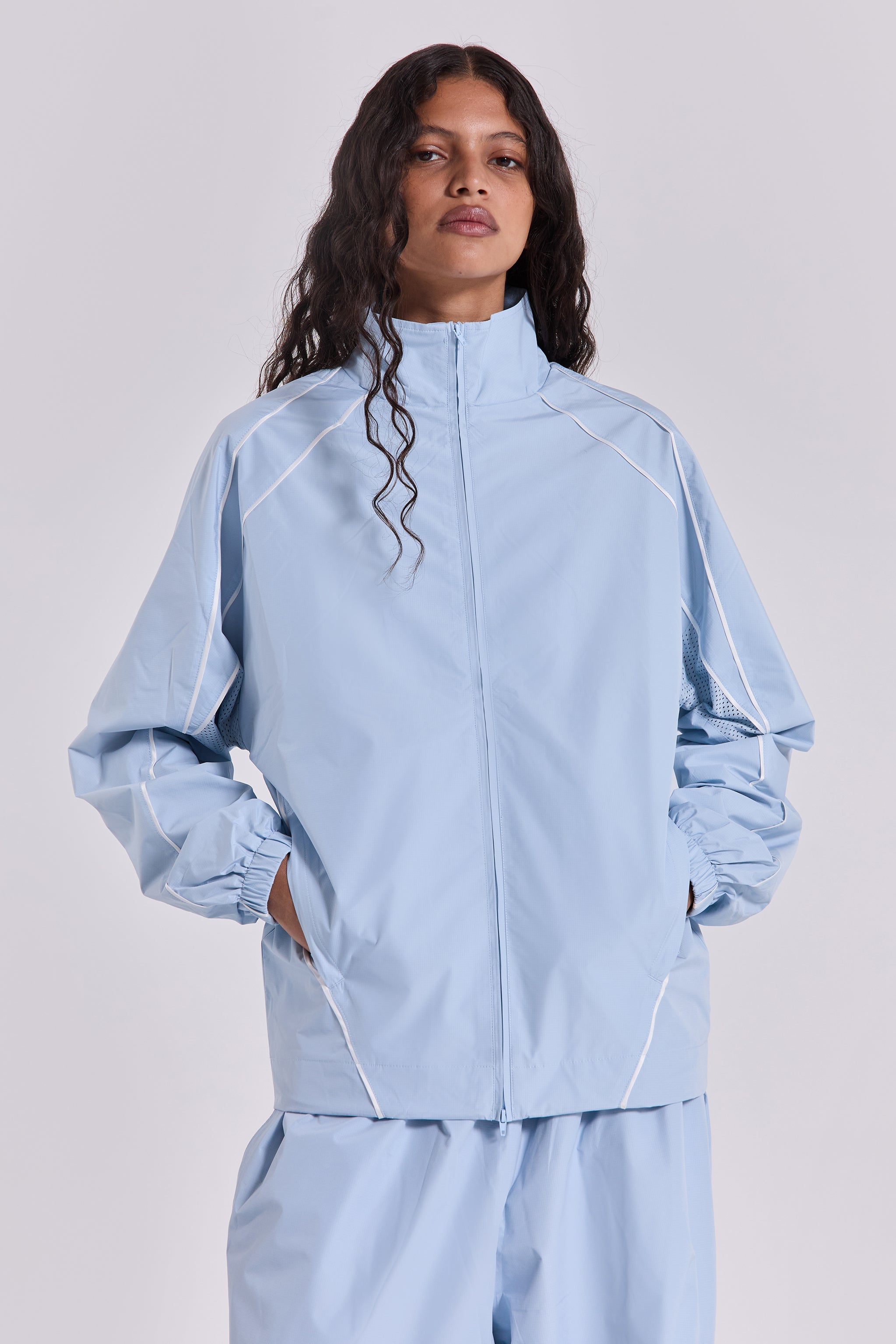 Blue Vapor Tracksuit Top