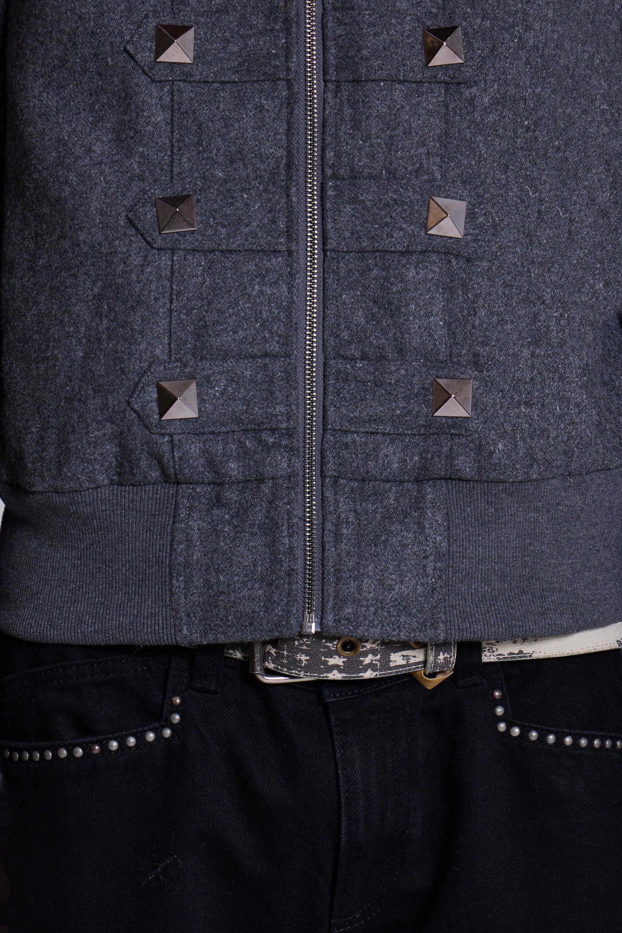 Marl Military Hooded Jacket