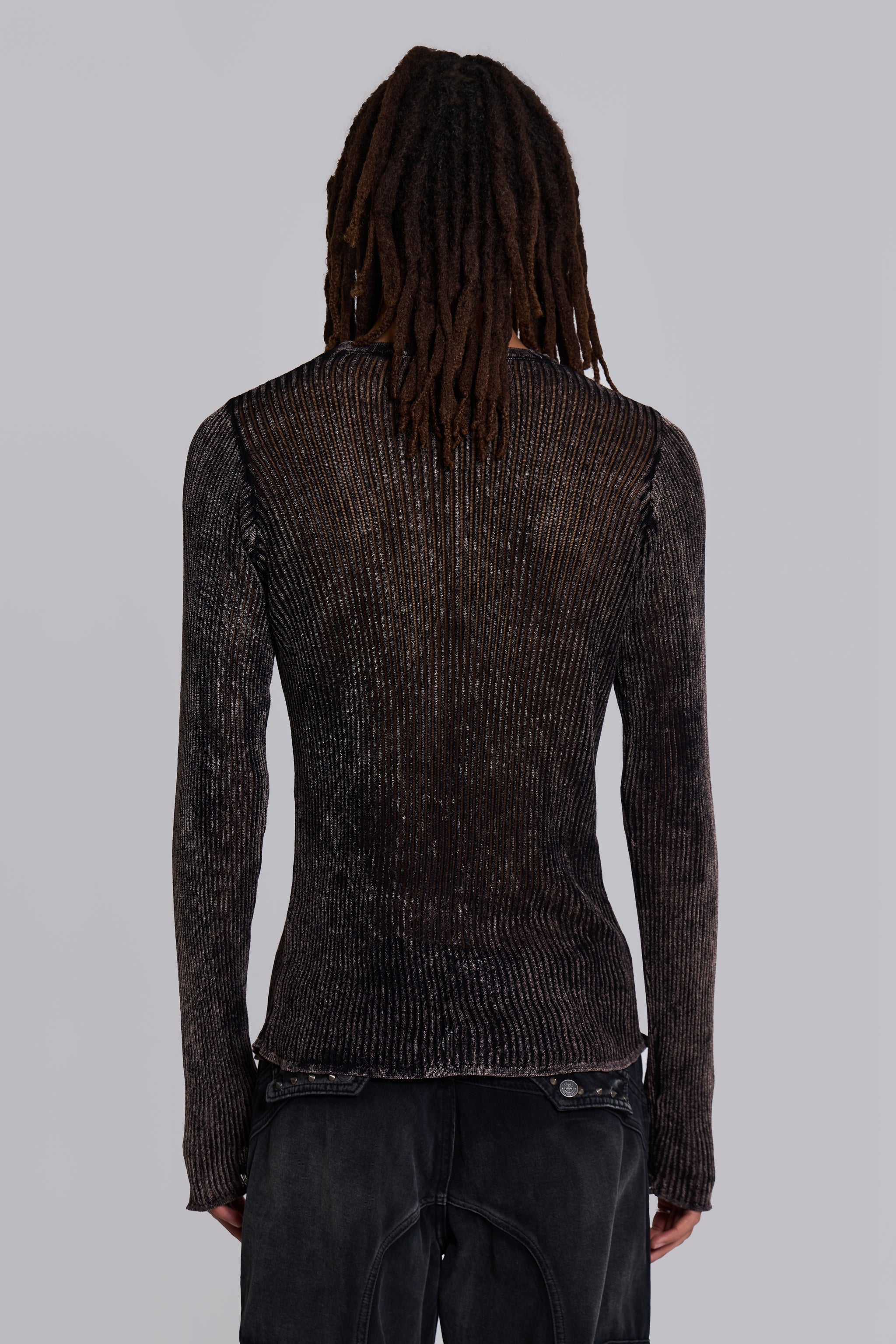 Acid Wash Stray Knit