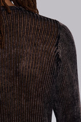 Acid Wash Stray Knit