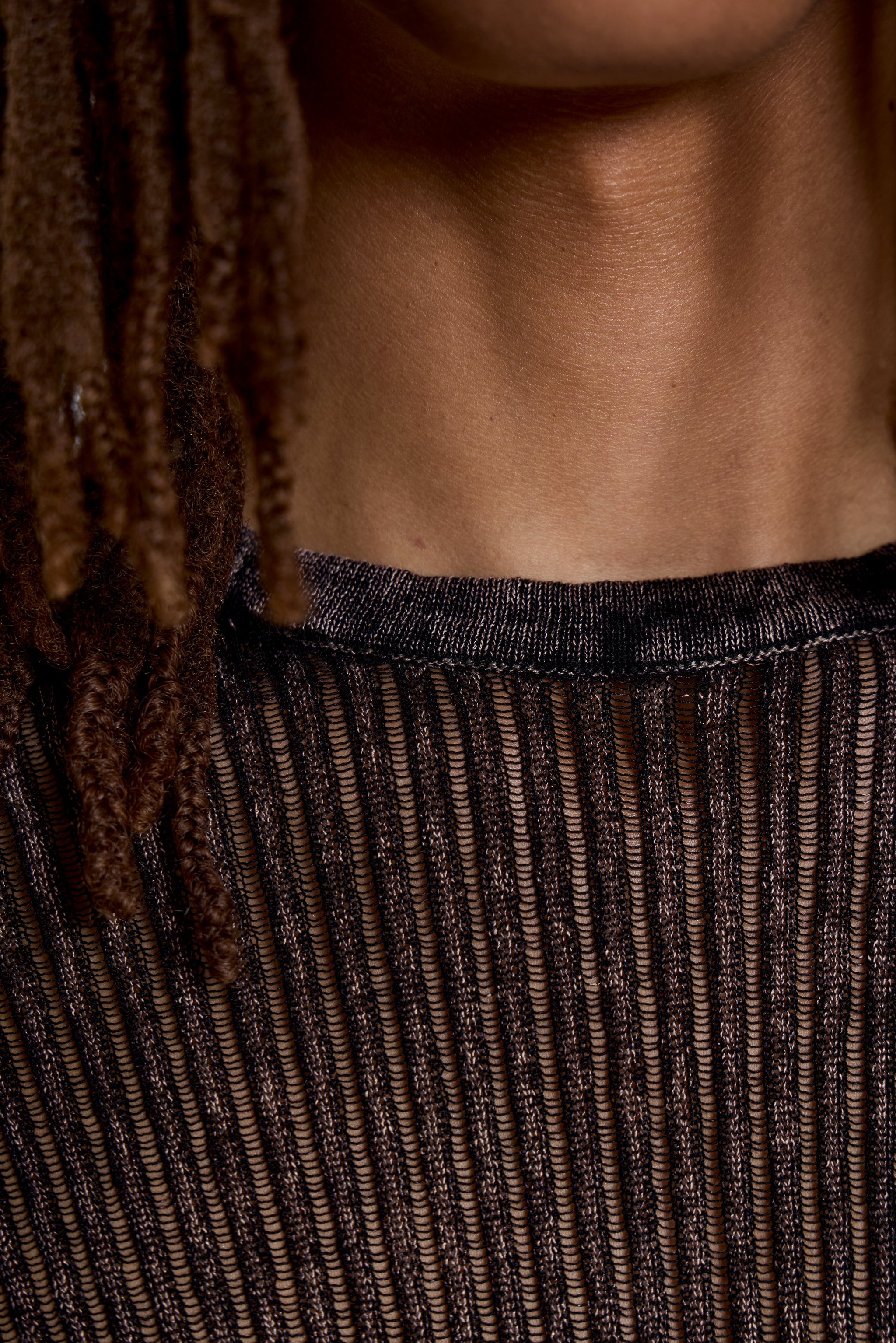 Acid Wash Stray Knit