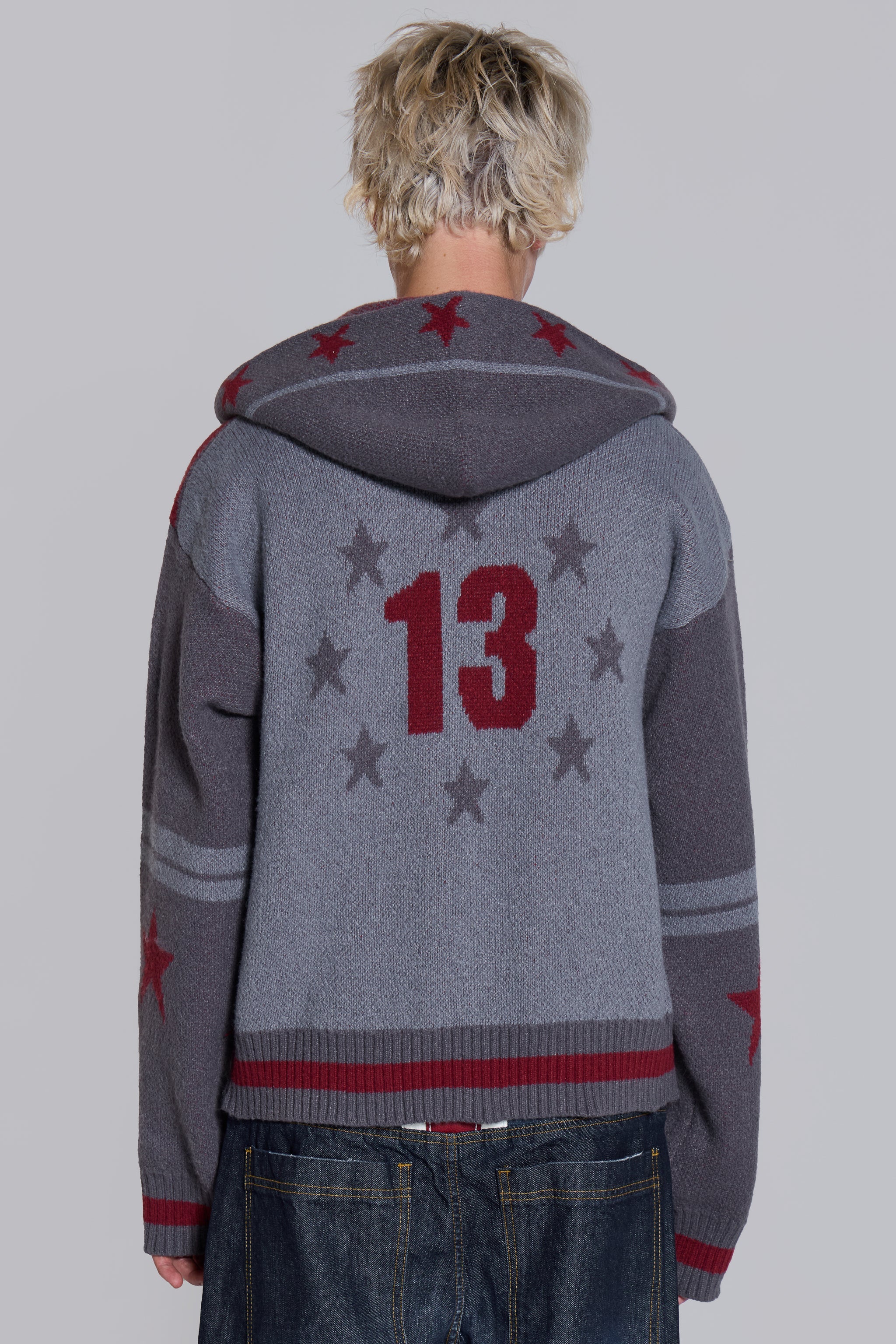 LDN Knitted Zip-Up Hoodie