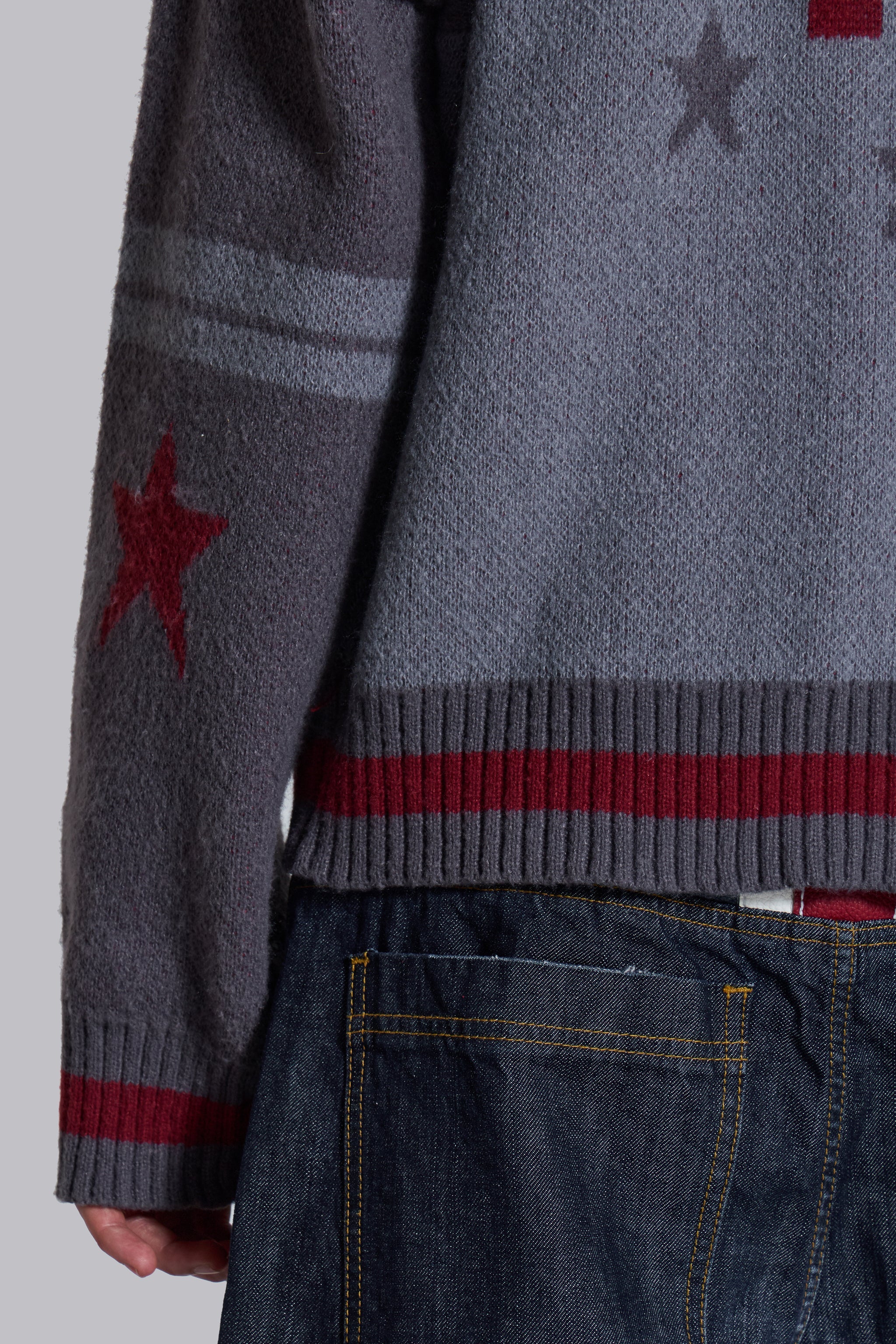 LDN Knitted Zip-Up Hoodie