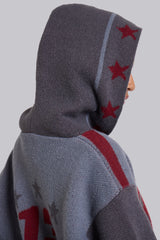 LDN Knitted Zip-Up Hoodie