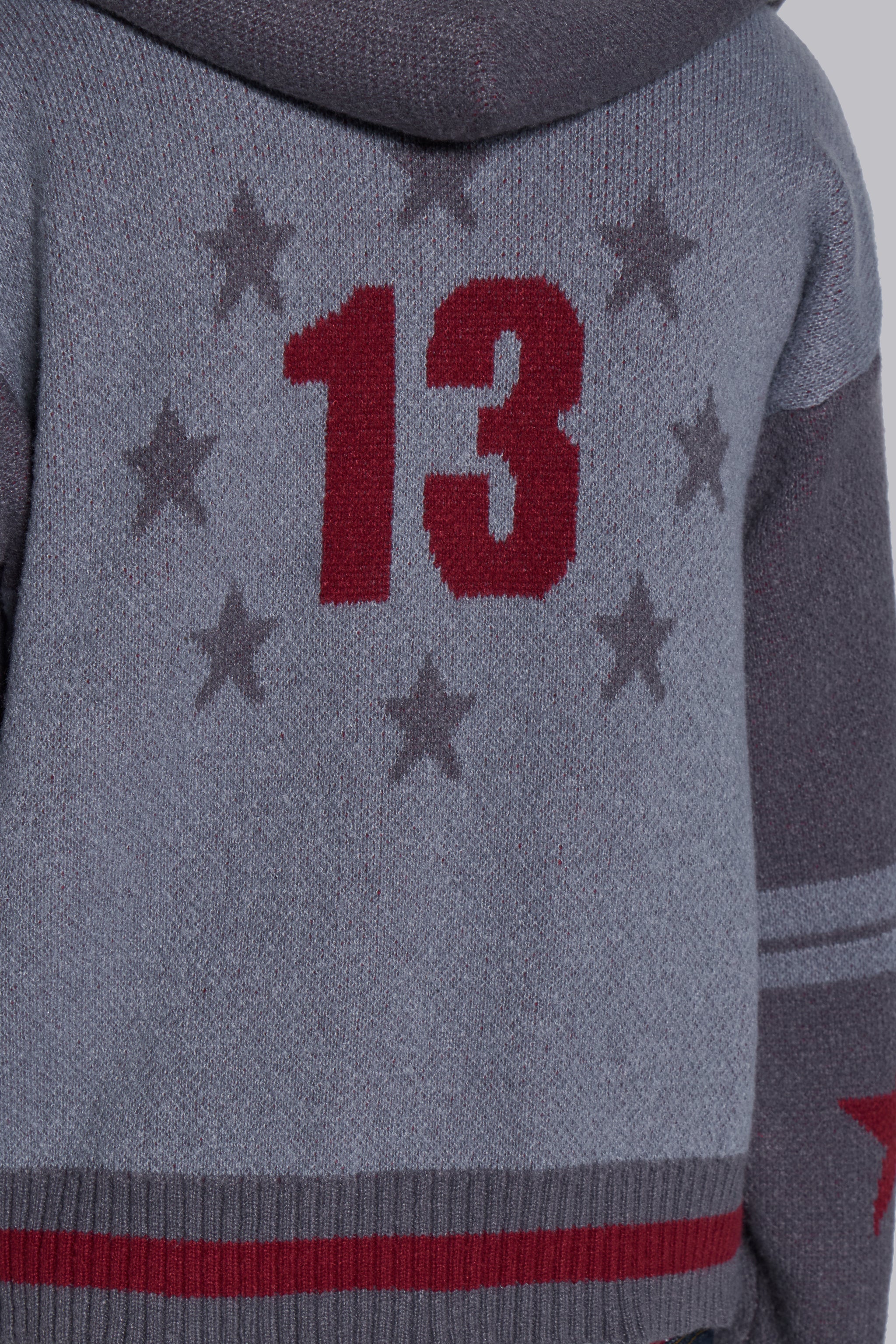 LDN Knitted Zip-Up Hoodie