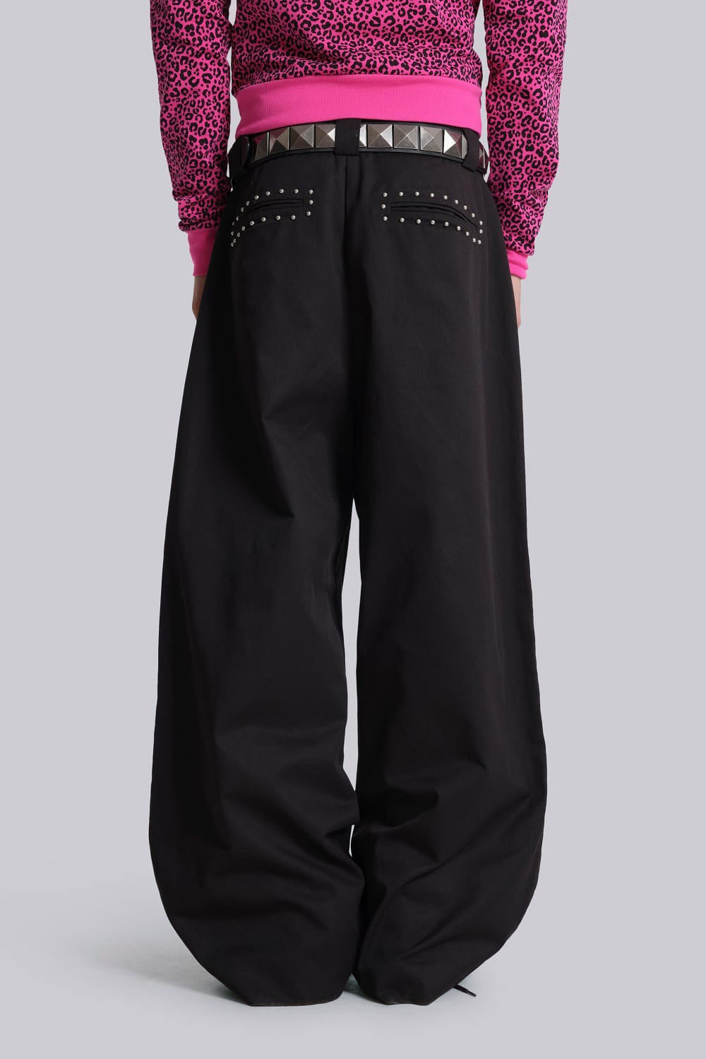 Studded Black Goliath Suit Pants