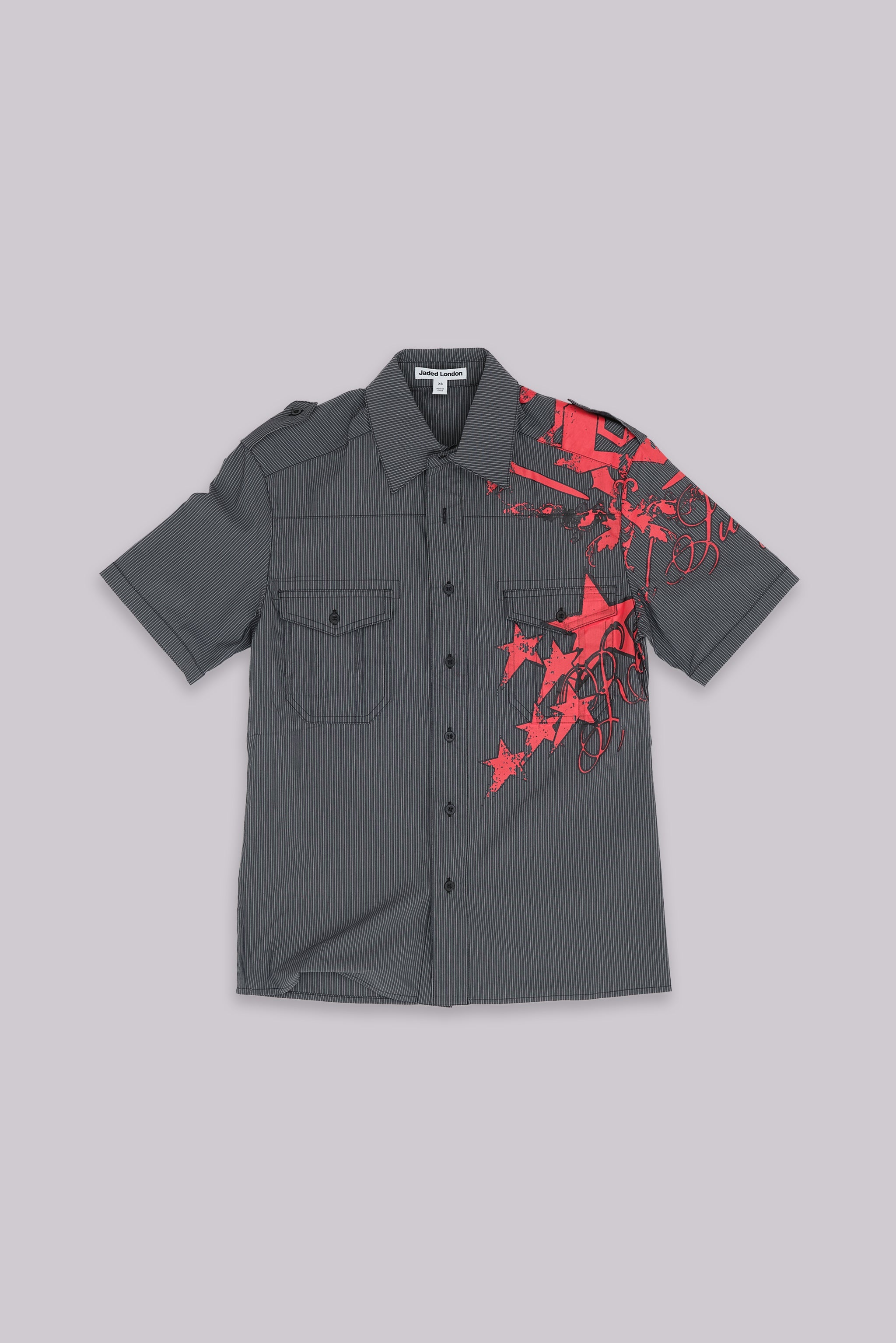 Script Pinstripe Shirt