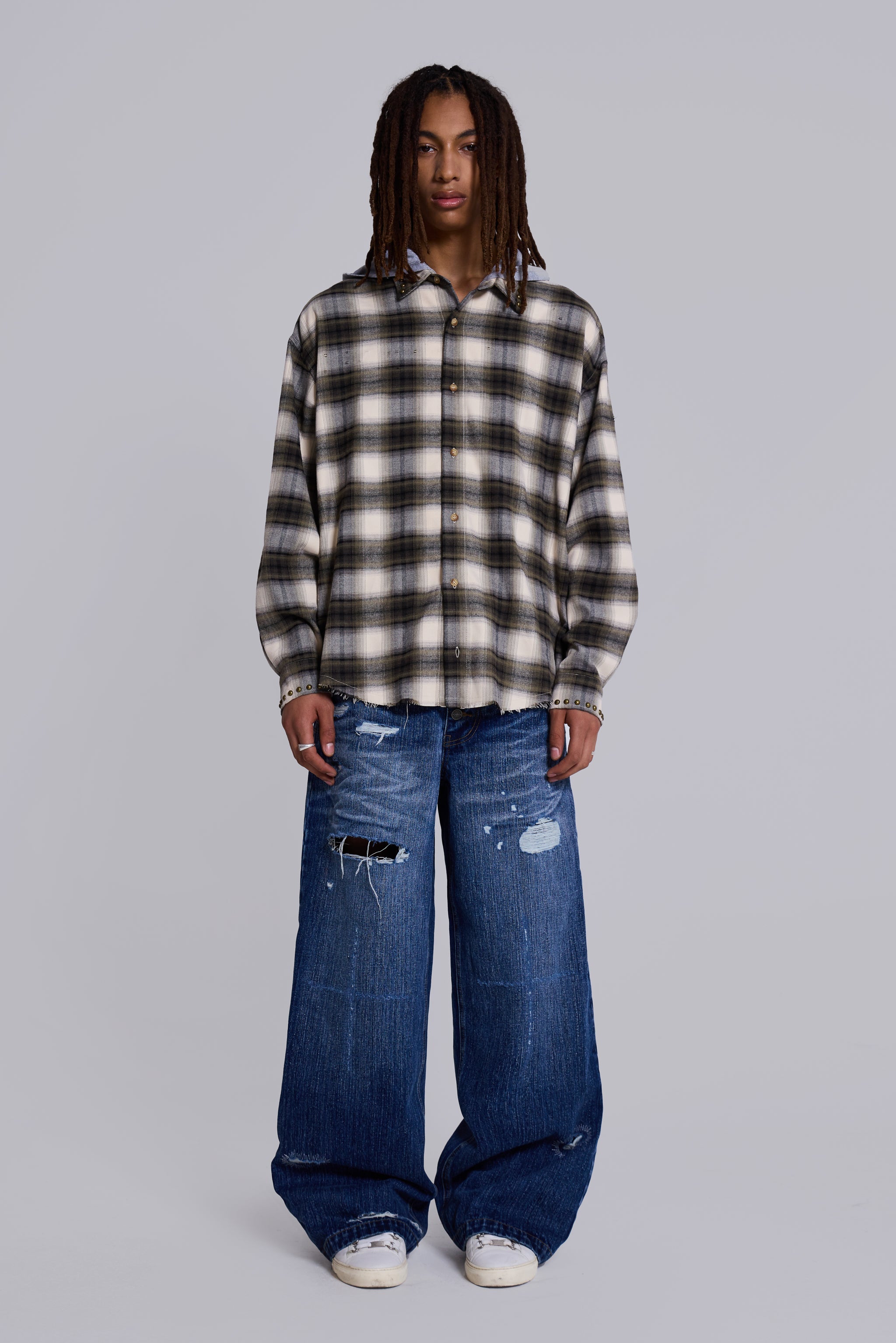 Taku Hooded Flannel Shirt