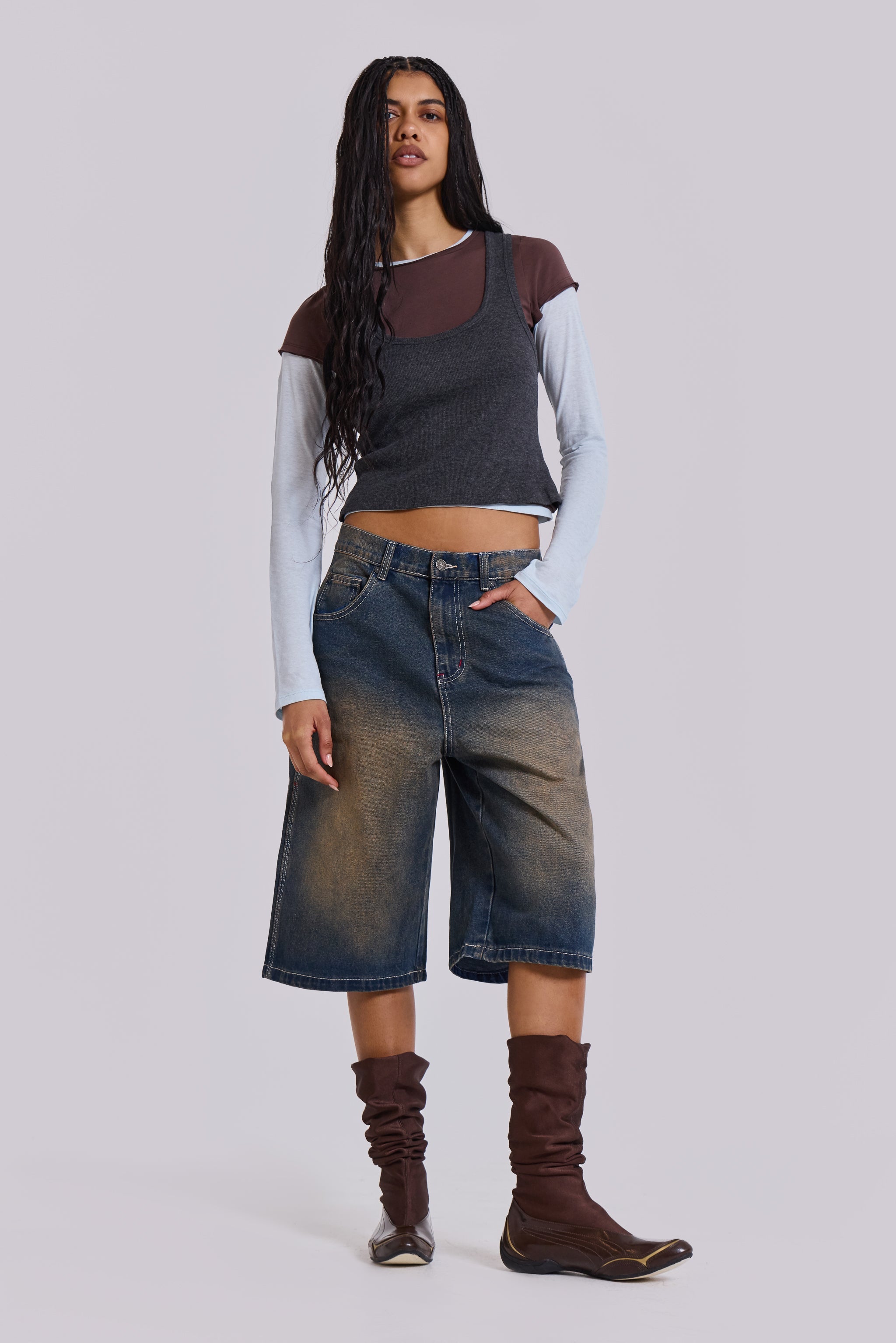 Bronx Jumbo Fit Denim Jorts