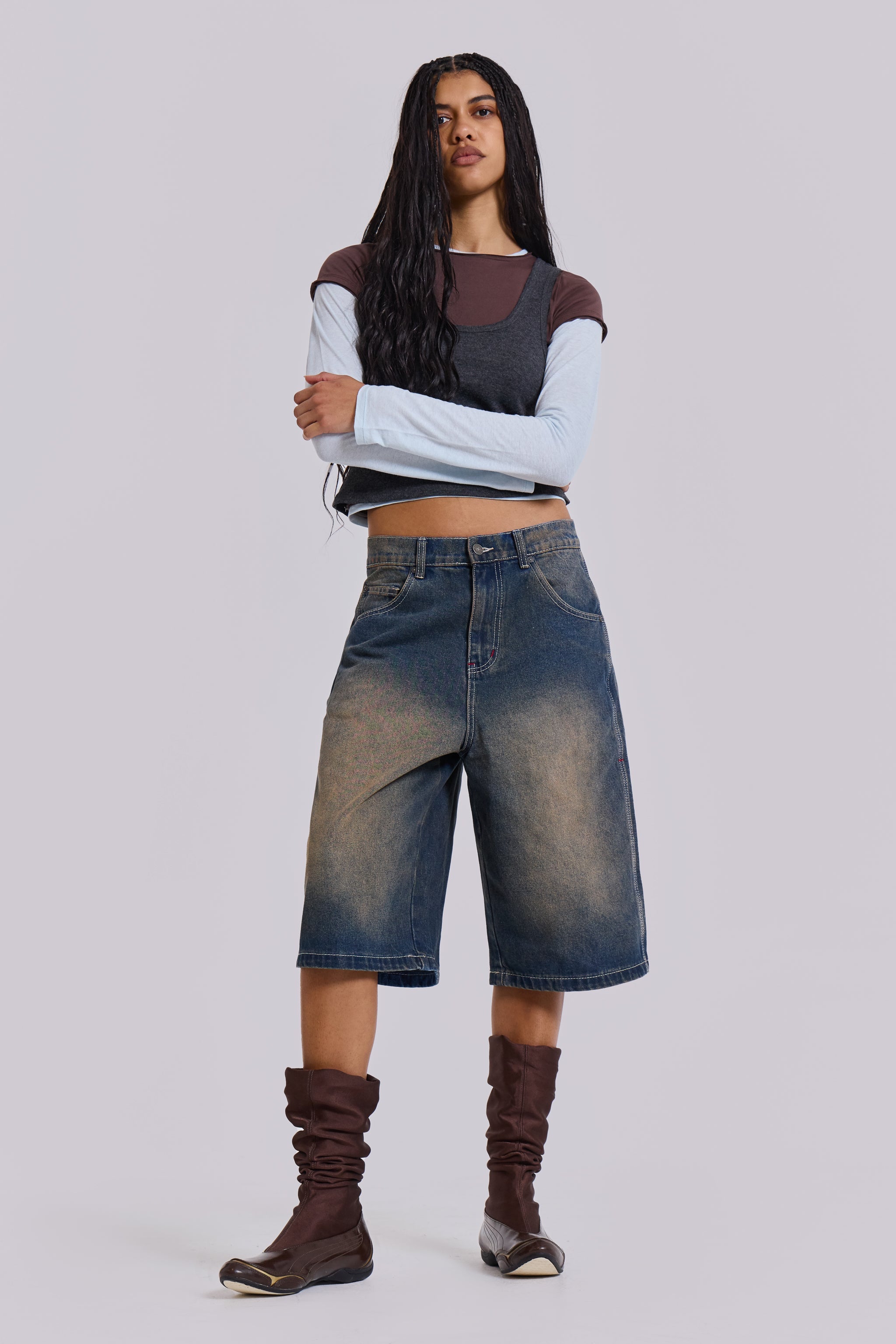 Bronx Jumbo Fit Denim Jorts