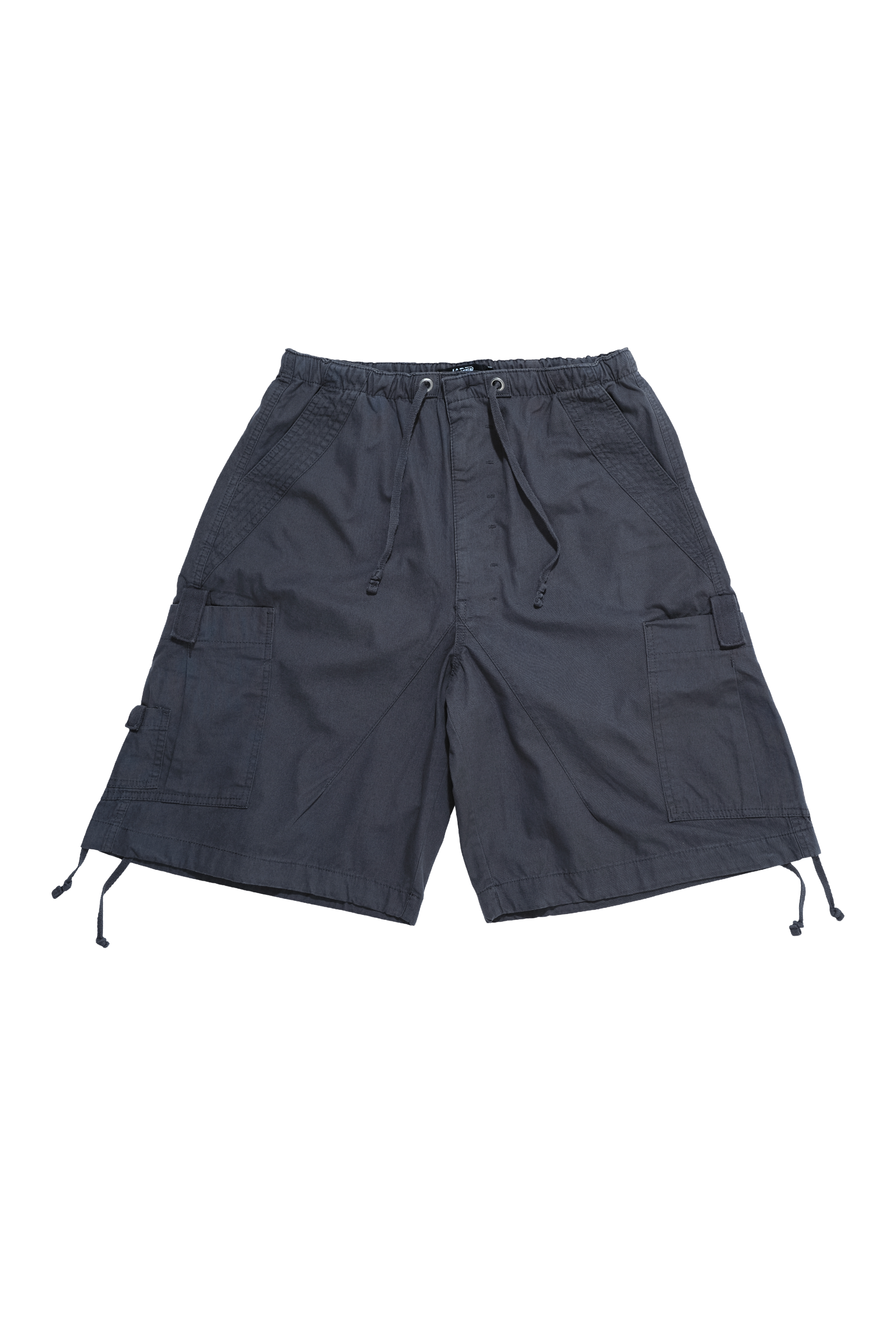 Vintage Grey Parachute Cargo Shorts