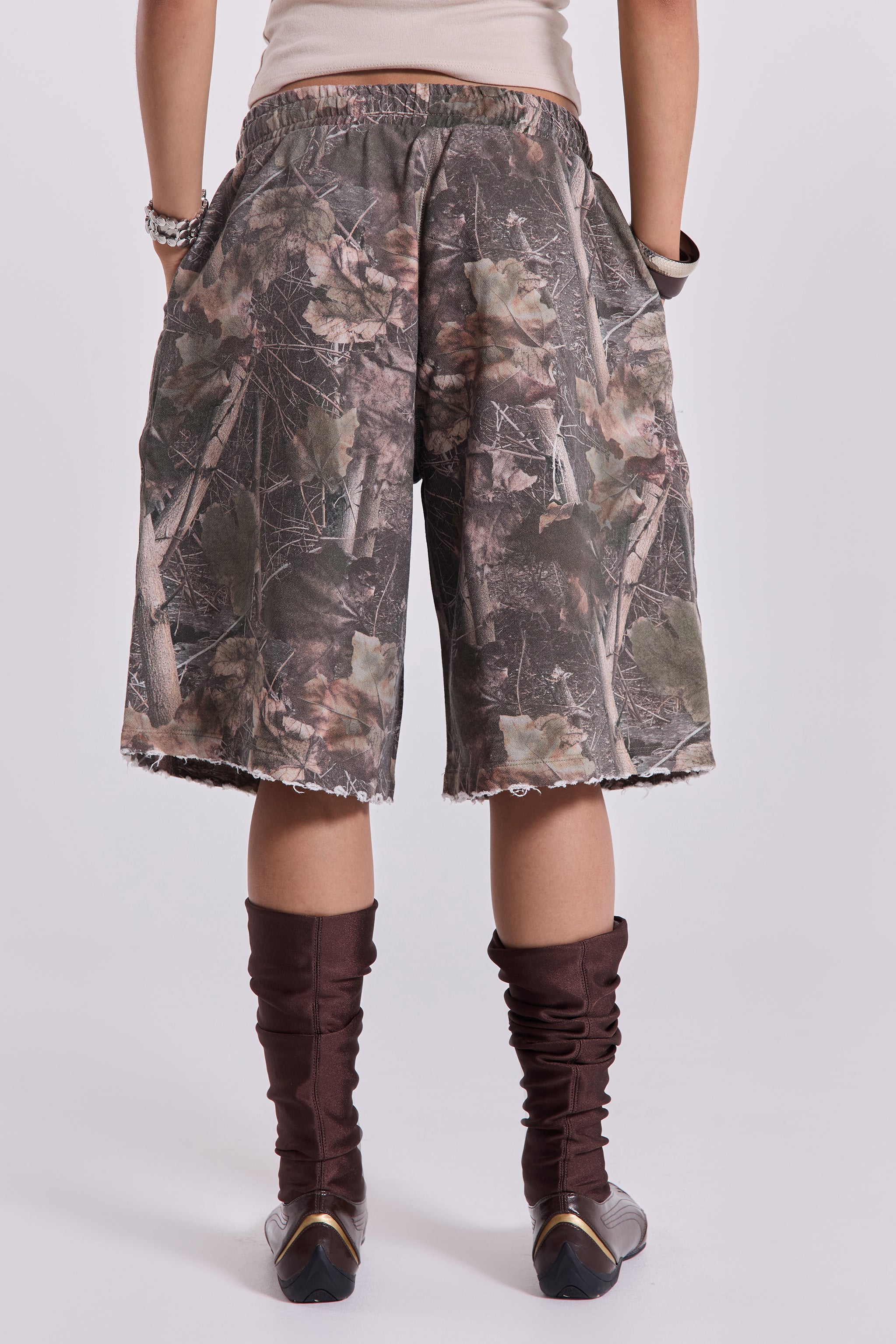 Woodland Camo Monster Jogger Shorts