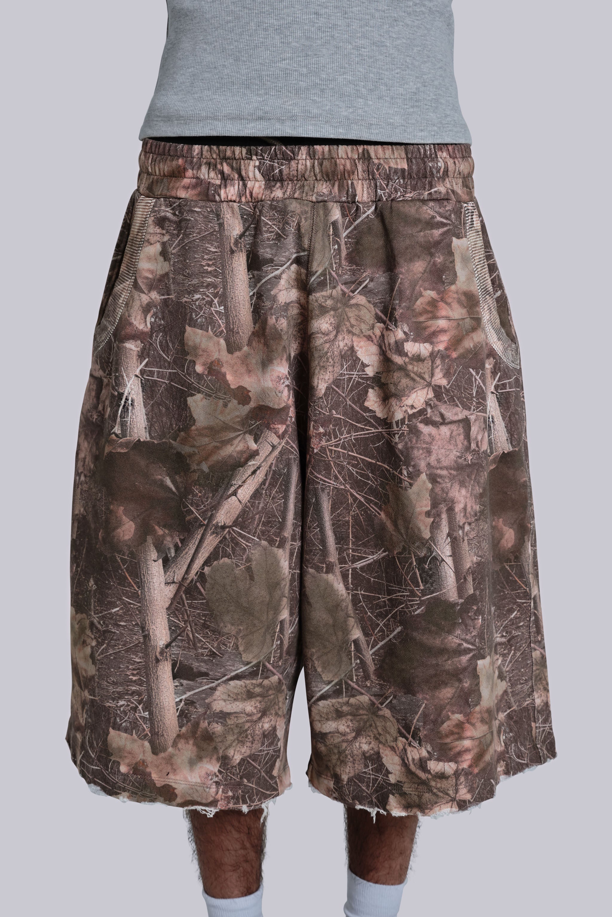 Woodland Camo Monster Jogger Shorts