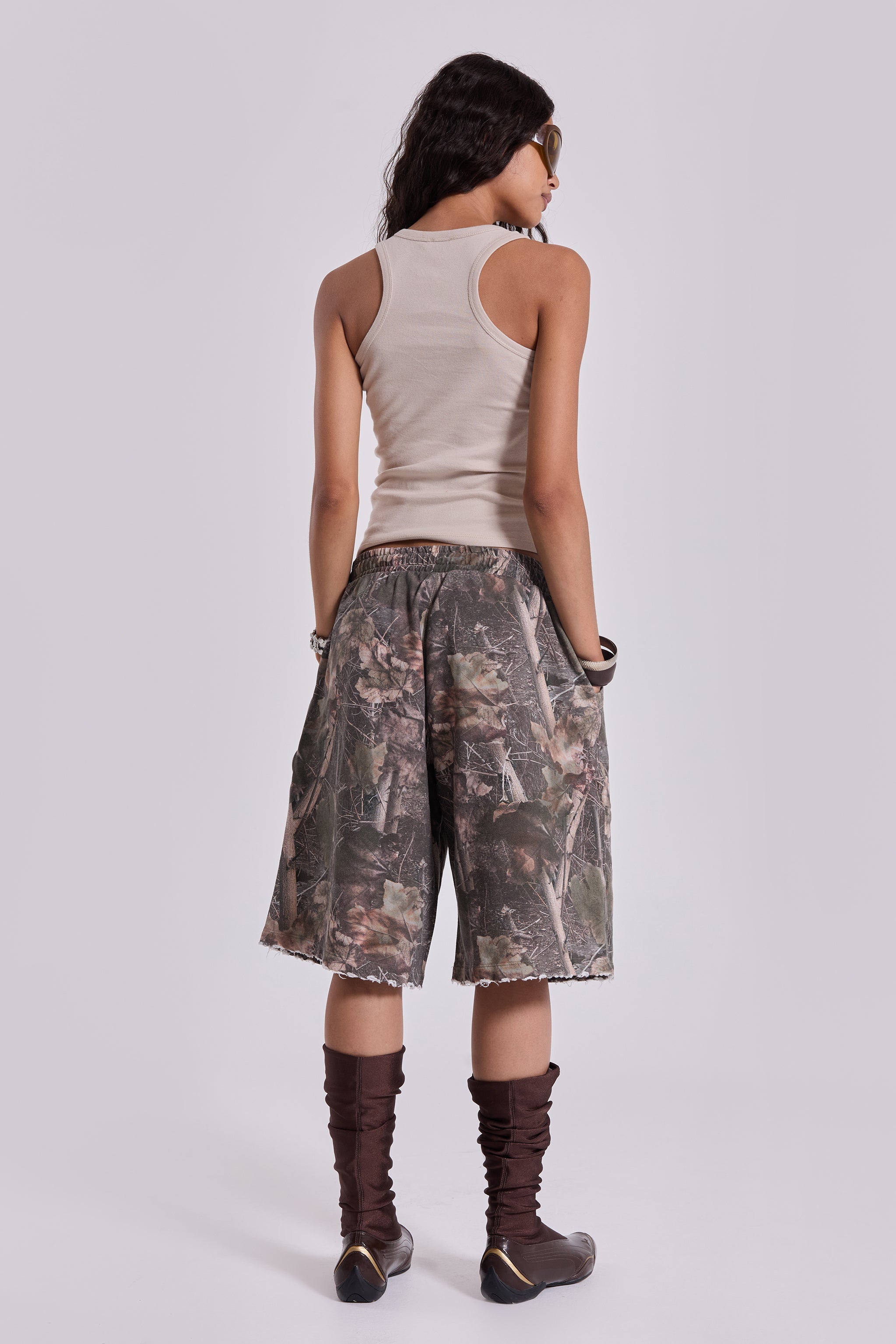 Woodland Camo Monster Jogger Shorts
