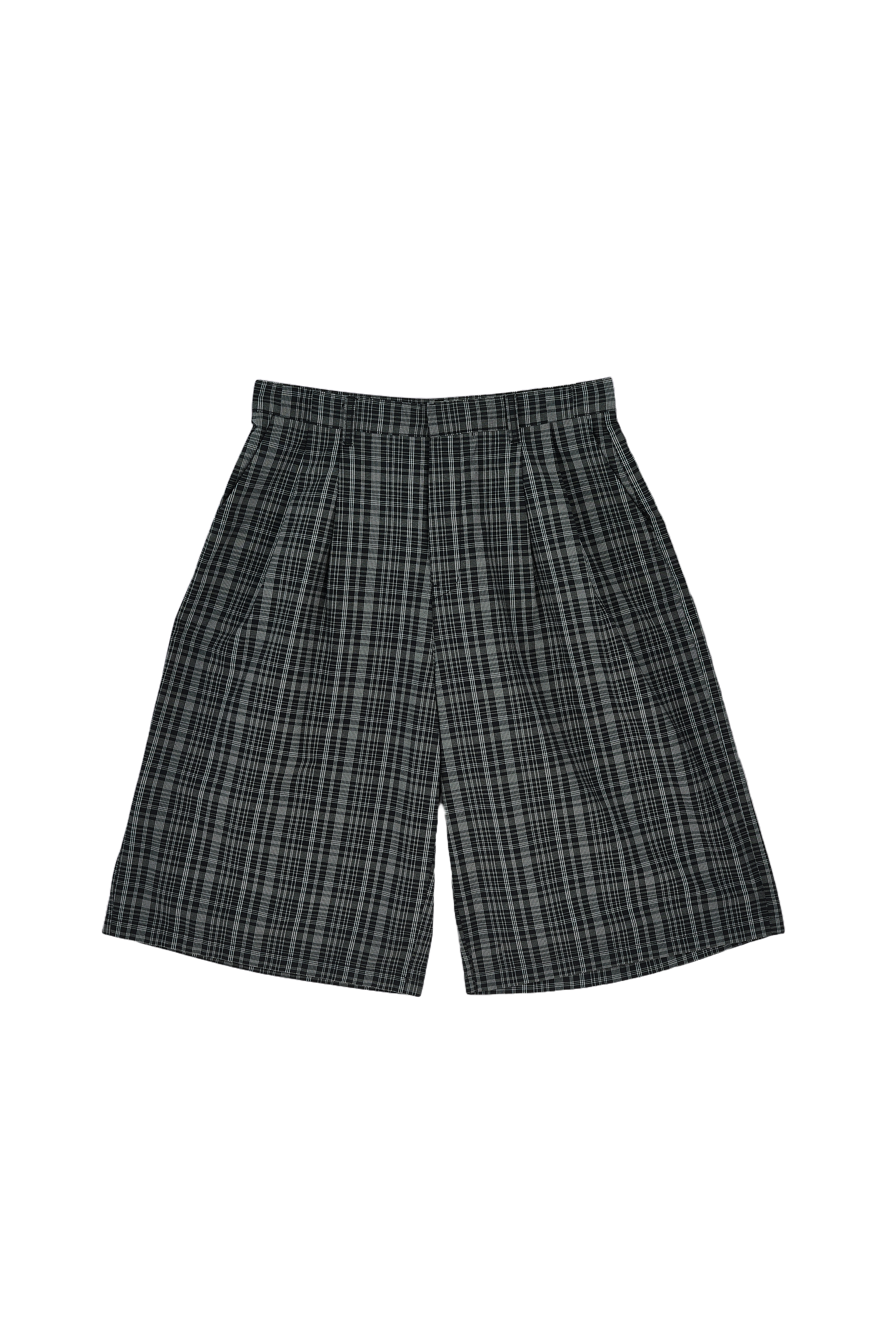 Black Check Jumbo Jorts