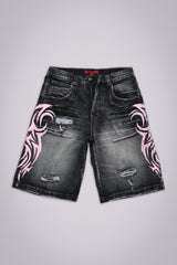 Pink Blade Colossus Jorts