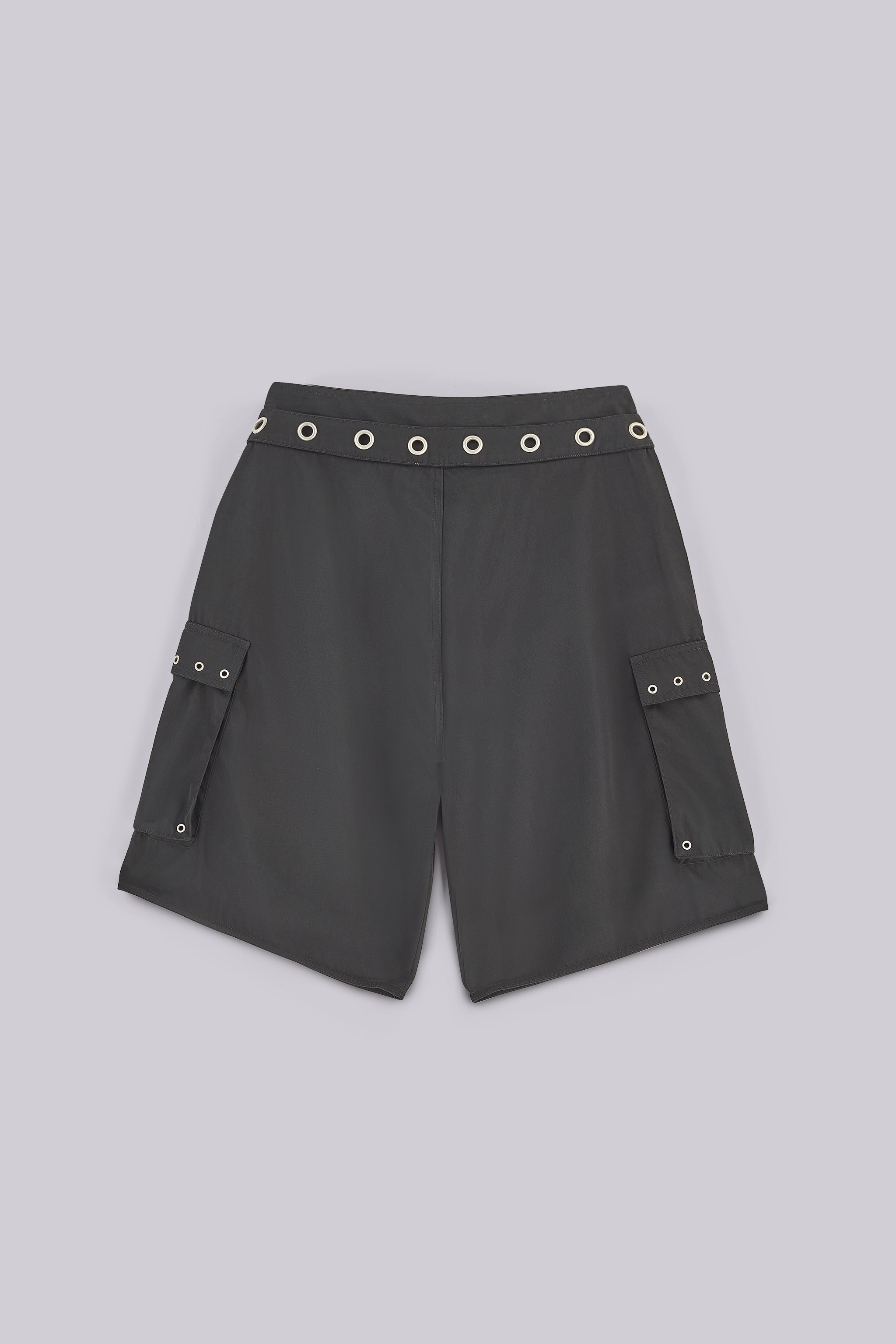 Black Eyelet Board Shorts