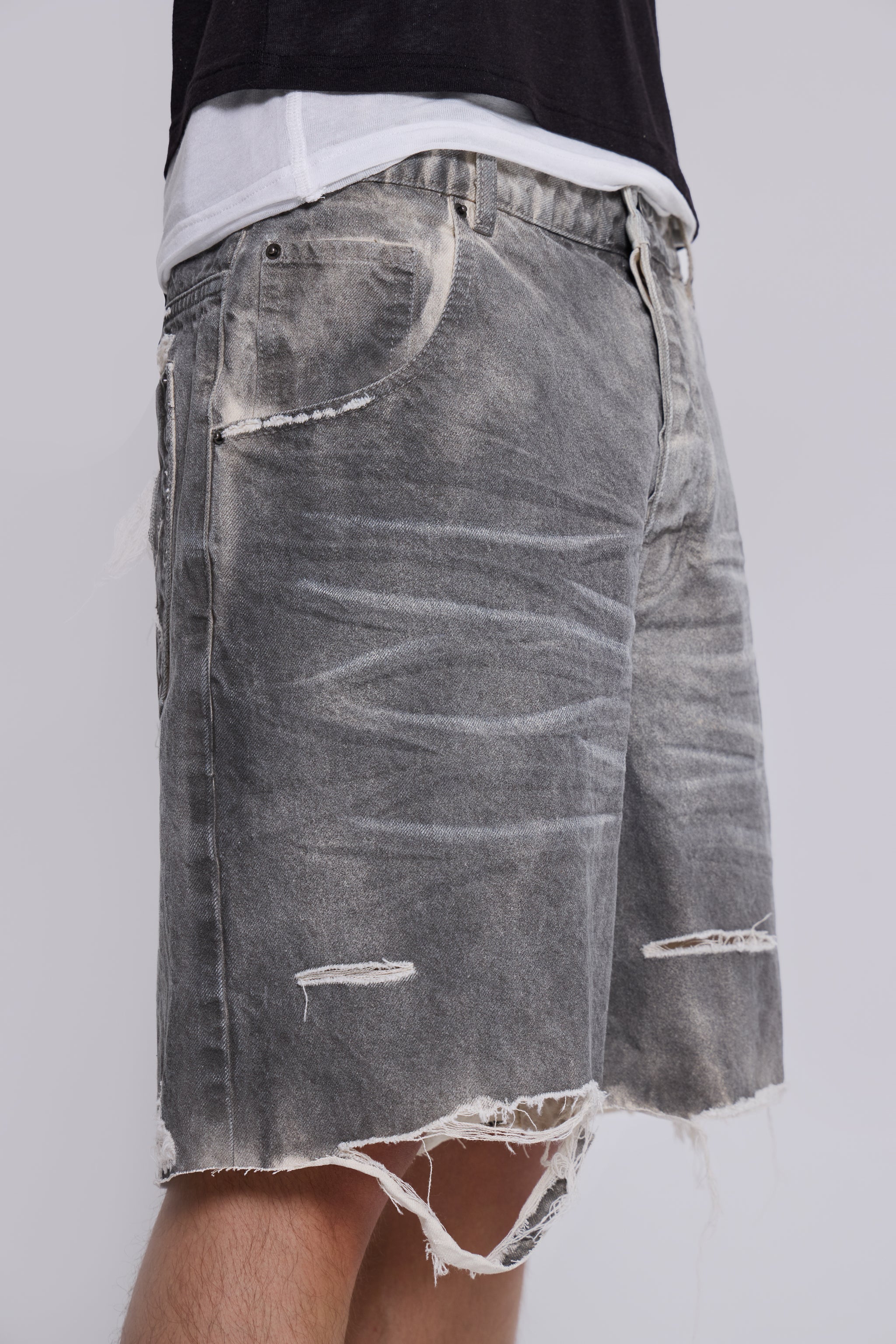 Dirty Studded Glasto Shorts