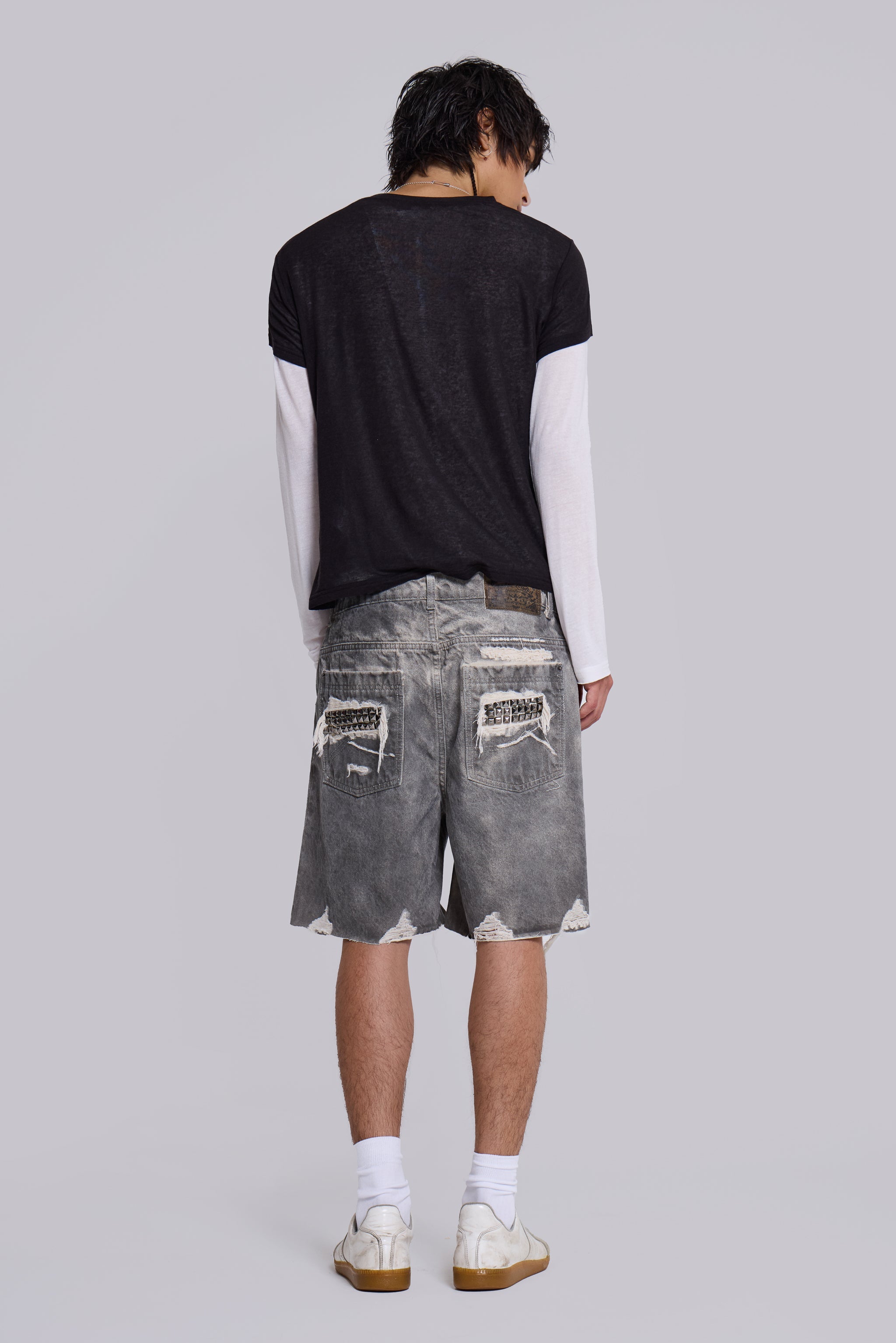 Dirty Studded Glasto Shorts