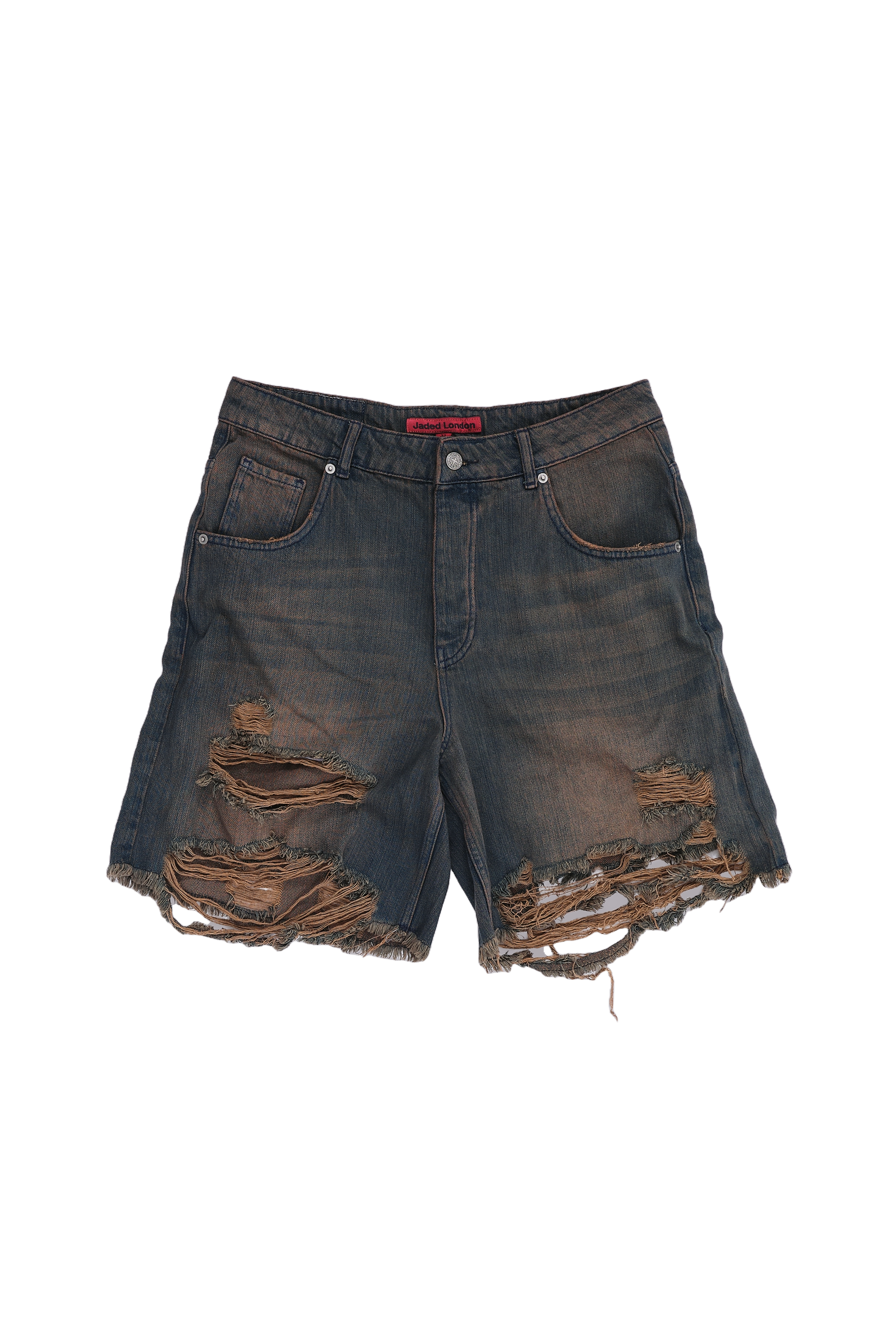 Dark Vintage Wash Glasto Shorts