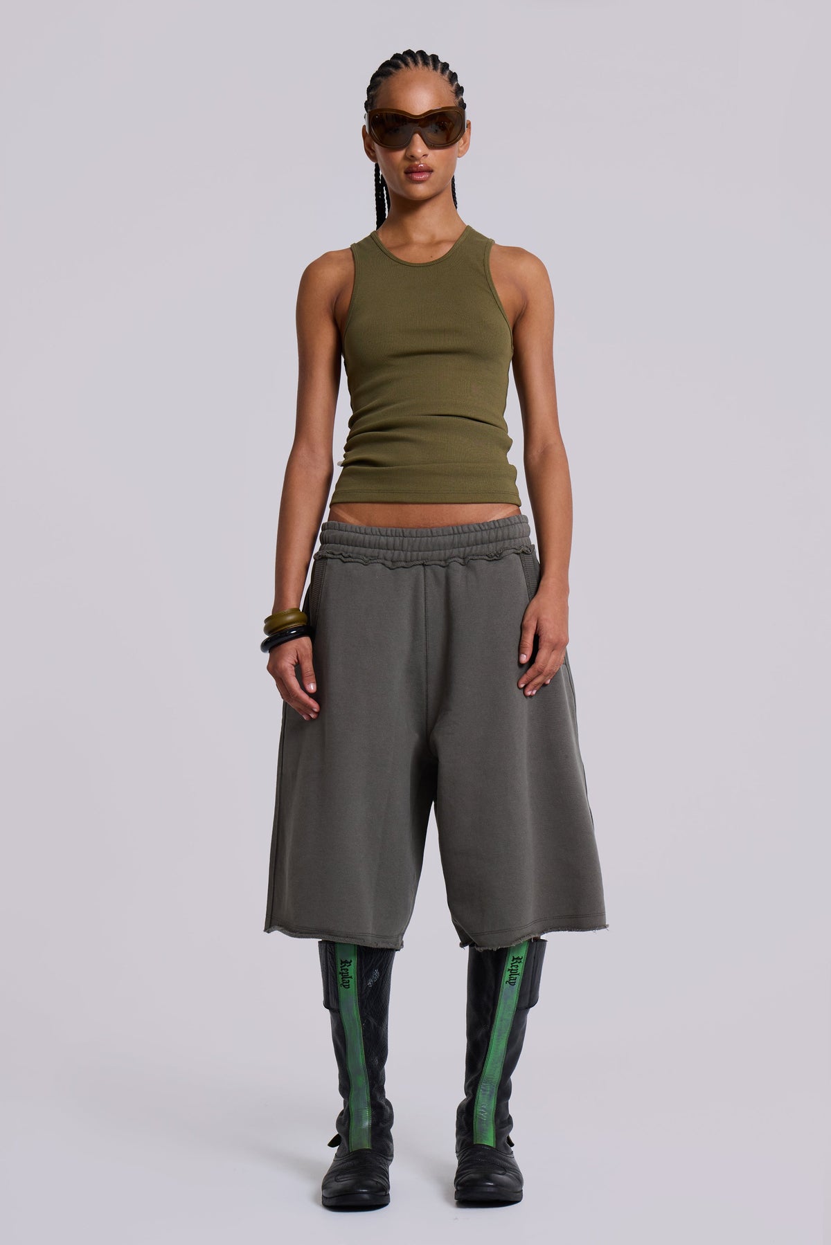 Khaki Monster Shorts