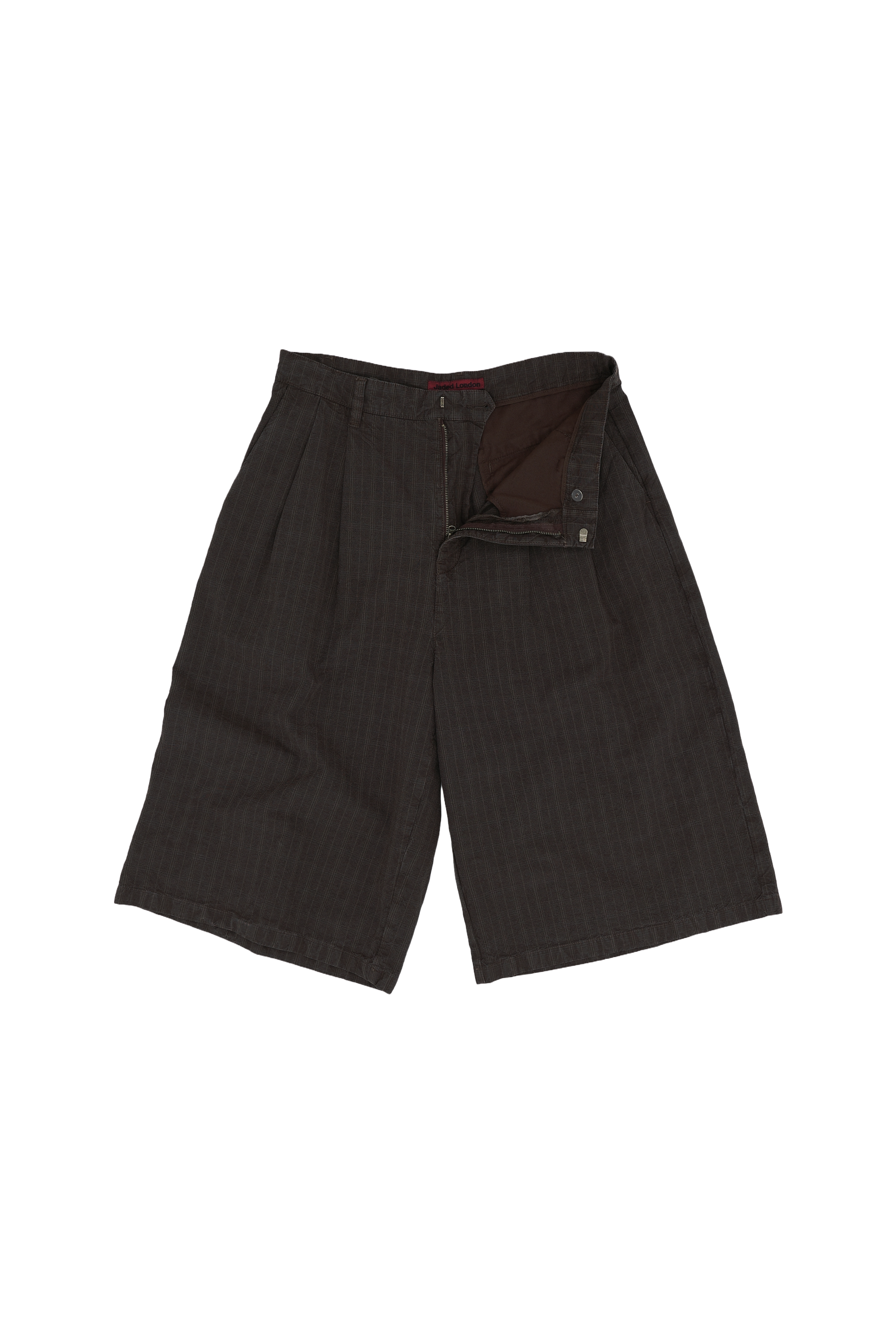 Brown Check Jumbo Jorts