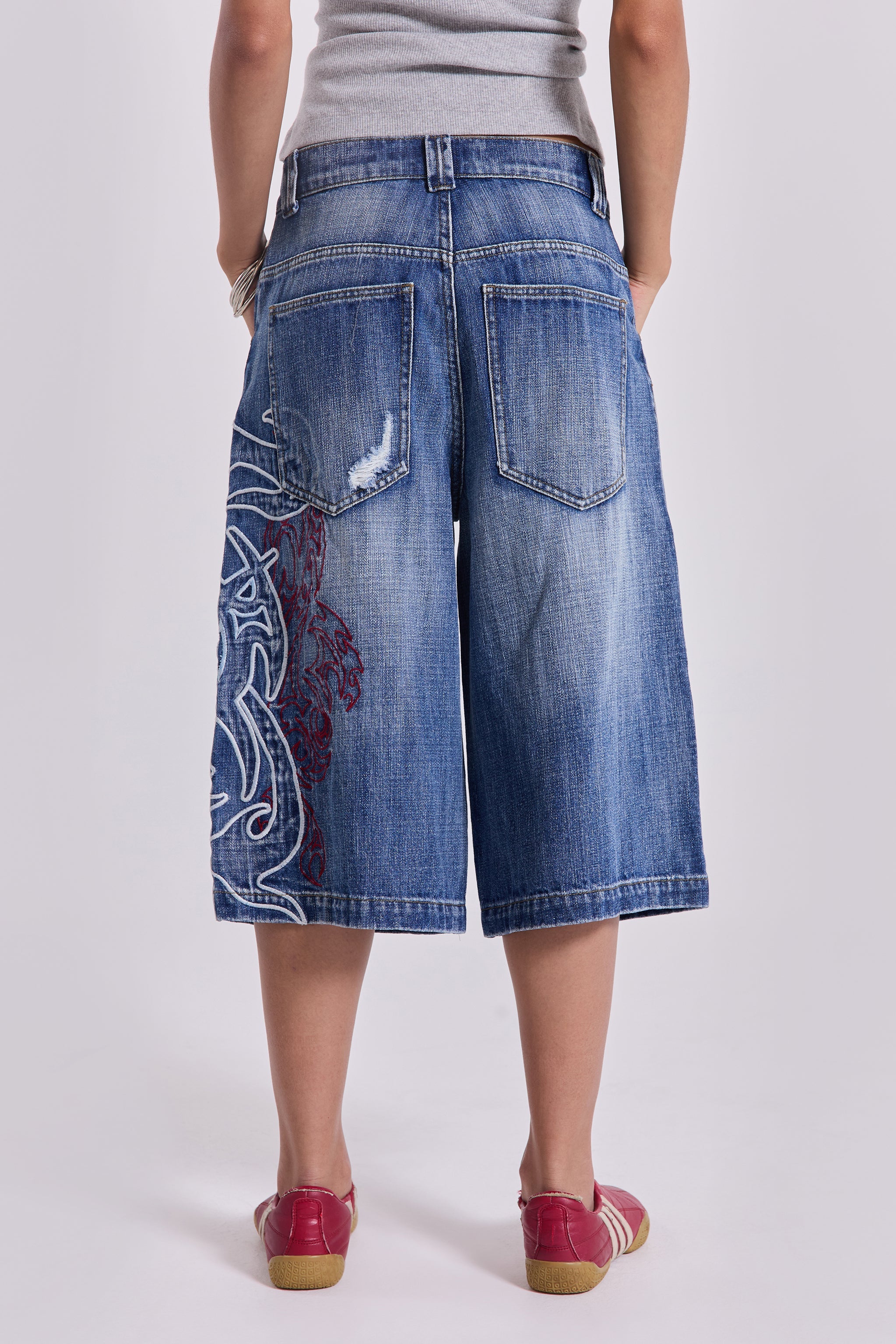 Layered Tribal XL Colossus Jorts