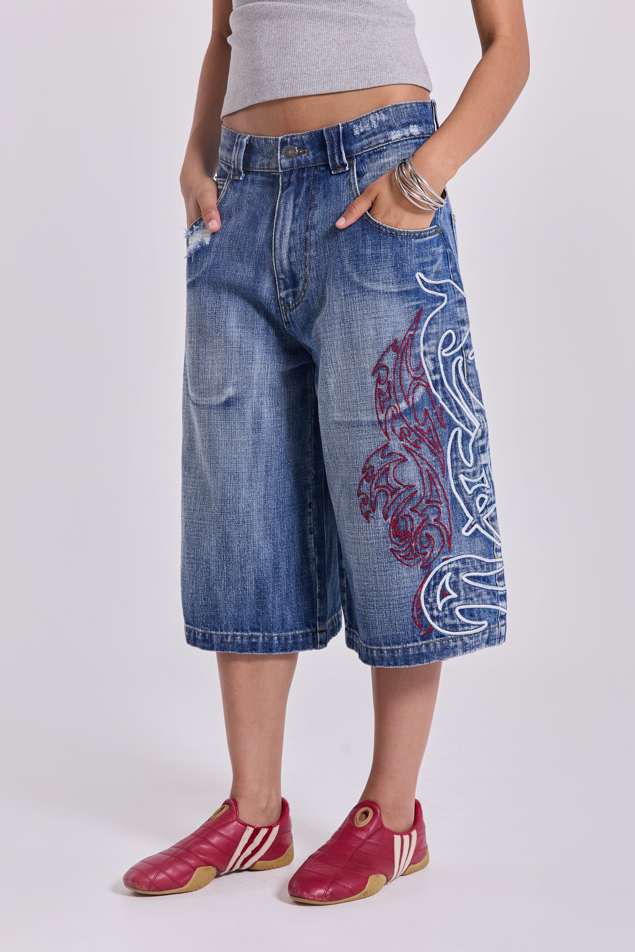 Layered Tribal XL Colossus Jorts