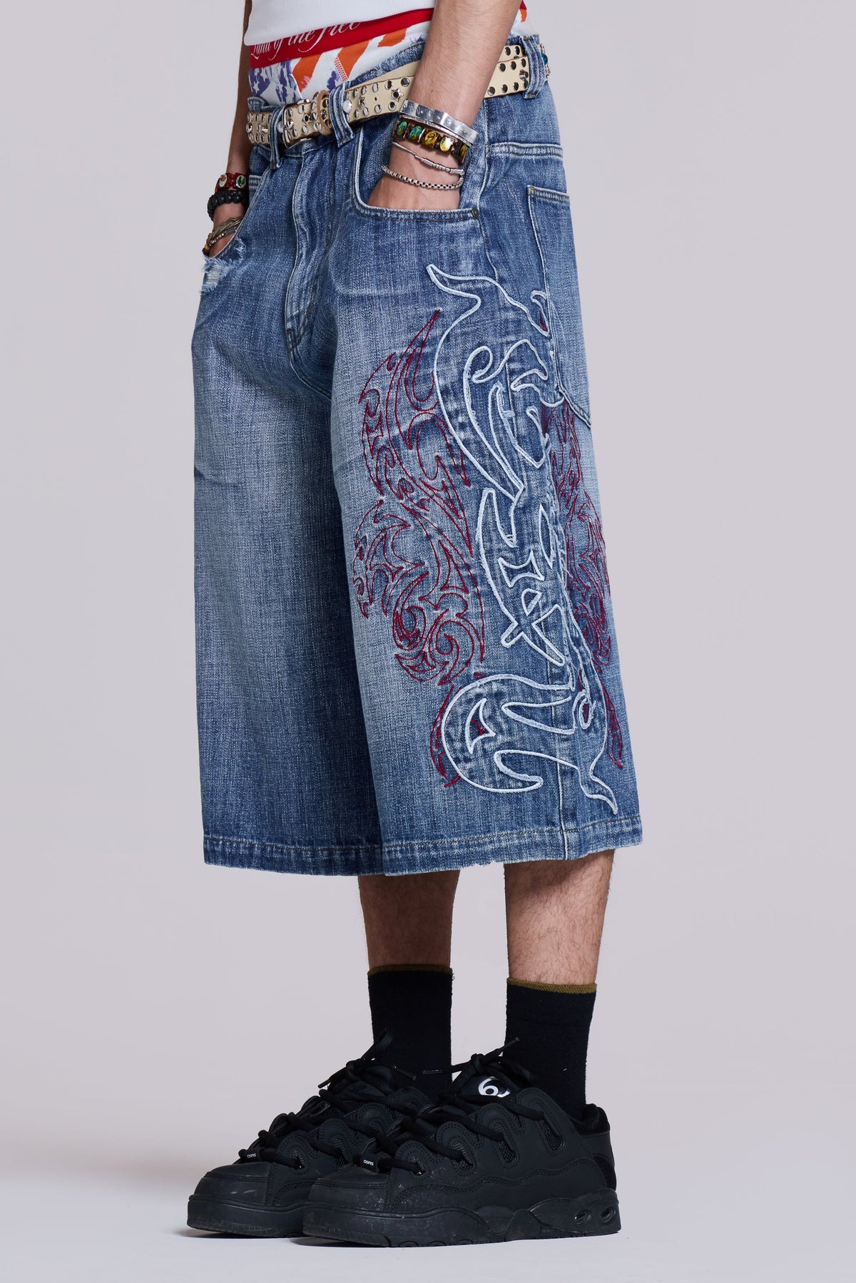 Layered Tribal XL Colossus Jorts