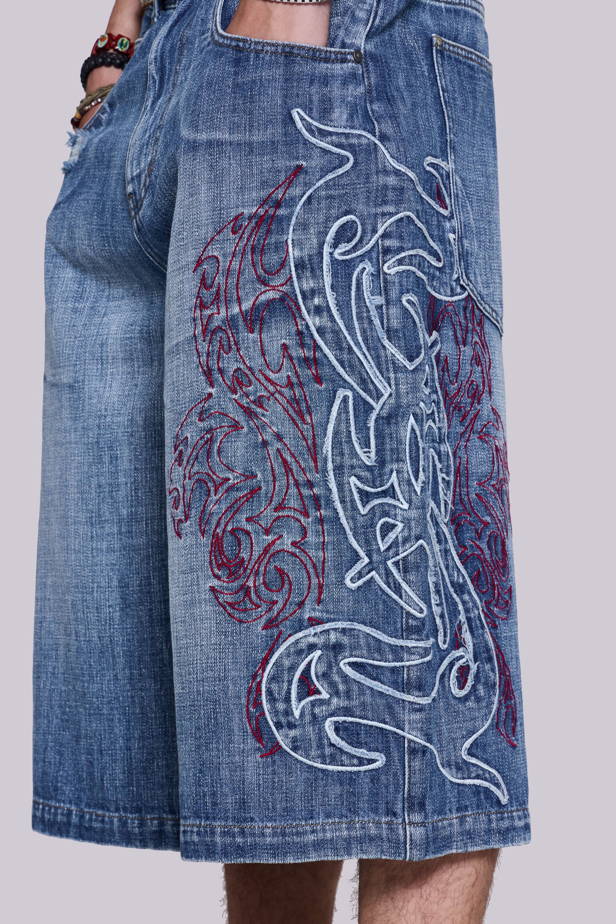 Layered Tribal XL Colossus Jorts