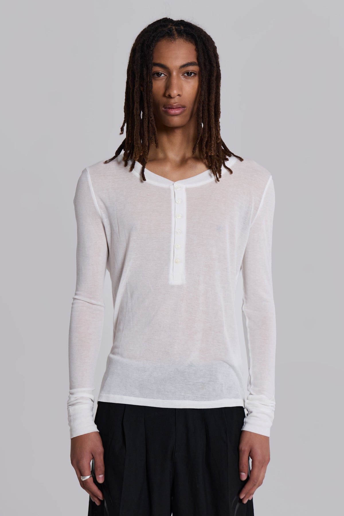 White Haze Long Sleeve Top