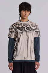 Waves Double Layer Long-sleeve Top