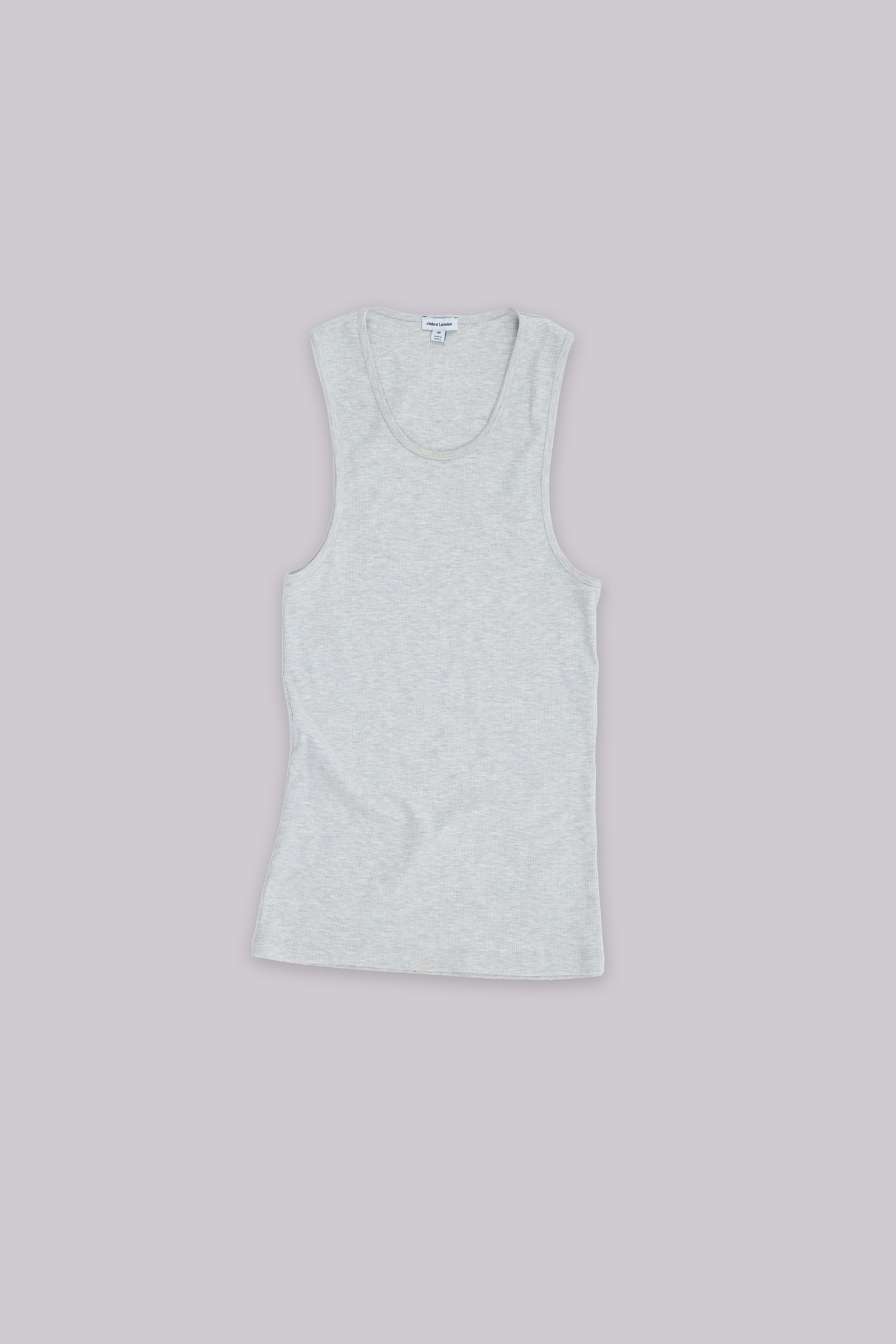 Grey Rib Longline Vest